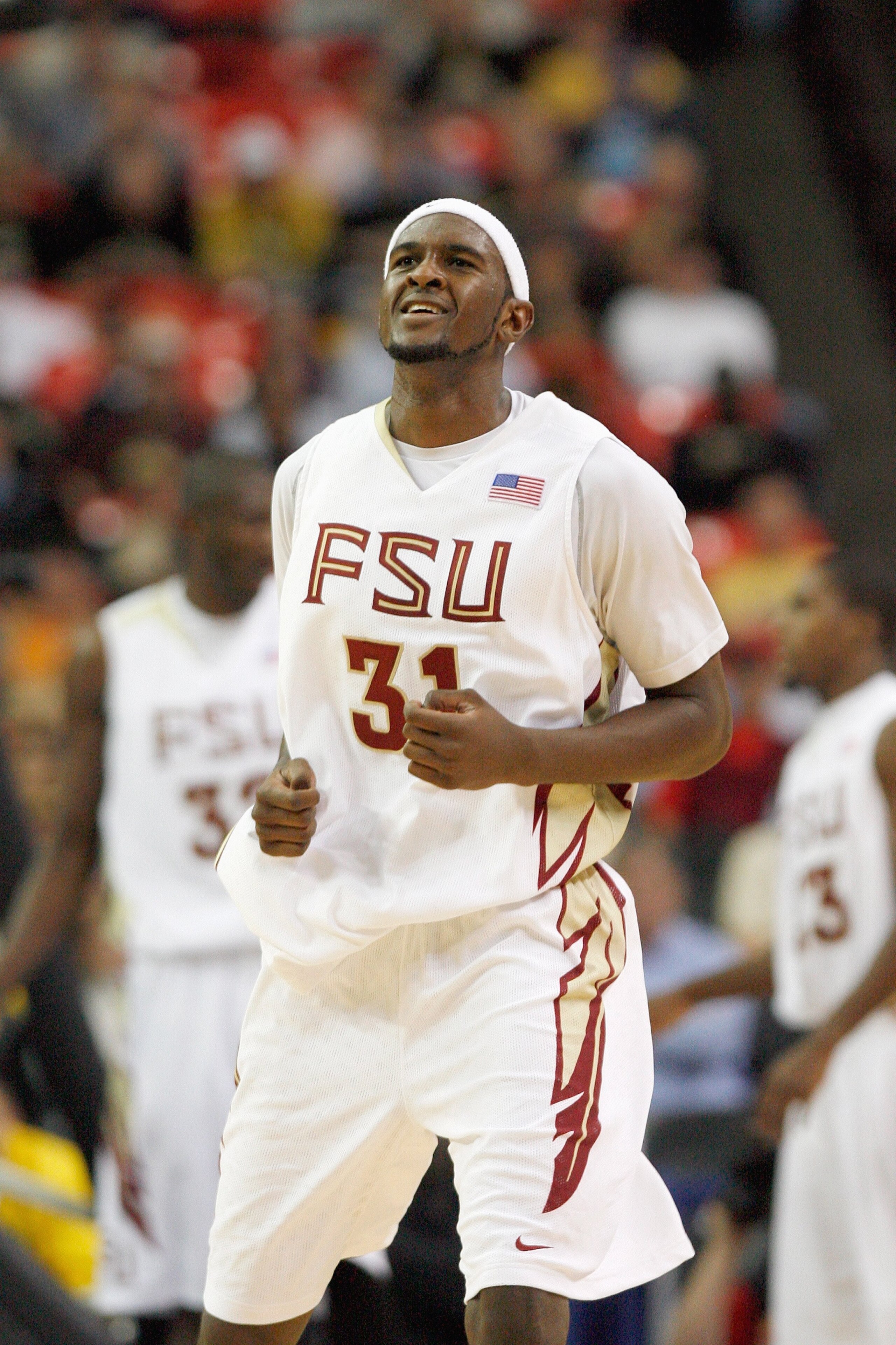 ATLANTA - MARCH 13: Chris Singleton #31 of the Florida State Seminoles jogs down court against the Georgia Tech Yellow Jackets during day two of the 2009 ACC Men's Basketball Tournament on March 13, 2009 at the Georgia Dome in Atlanta, Georgia. (Photo b ATLANTA - MARCH 13: Chris Singleton #31 of the Florida State Seminoles jogs down court against the Georgia Tech Yellow Jackets during day two of the 2009 ACC Men's Basketball Tournament on March 13, 2009 at the Georgia Dome in Atlanta, Georgia. (Photo b