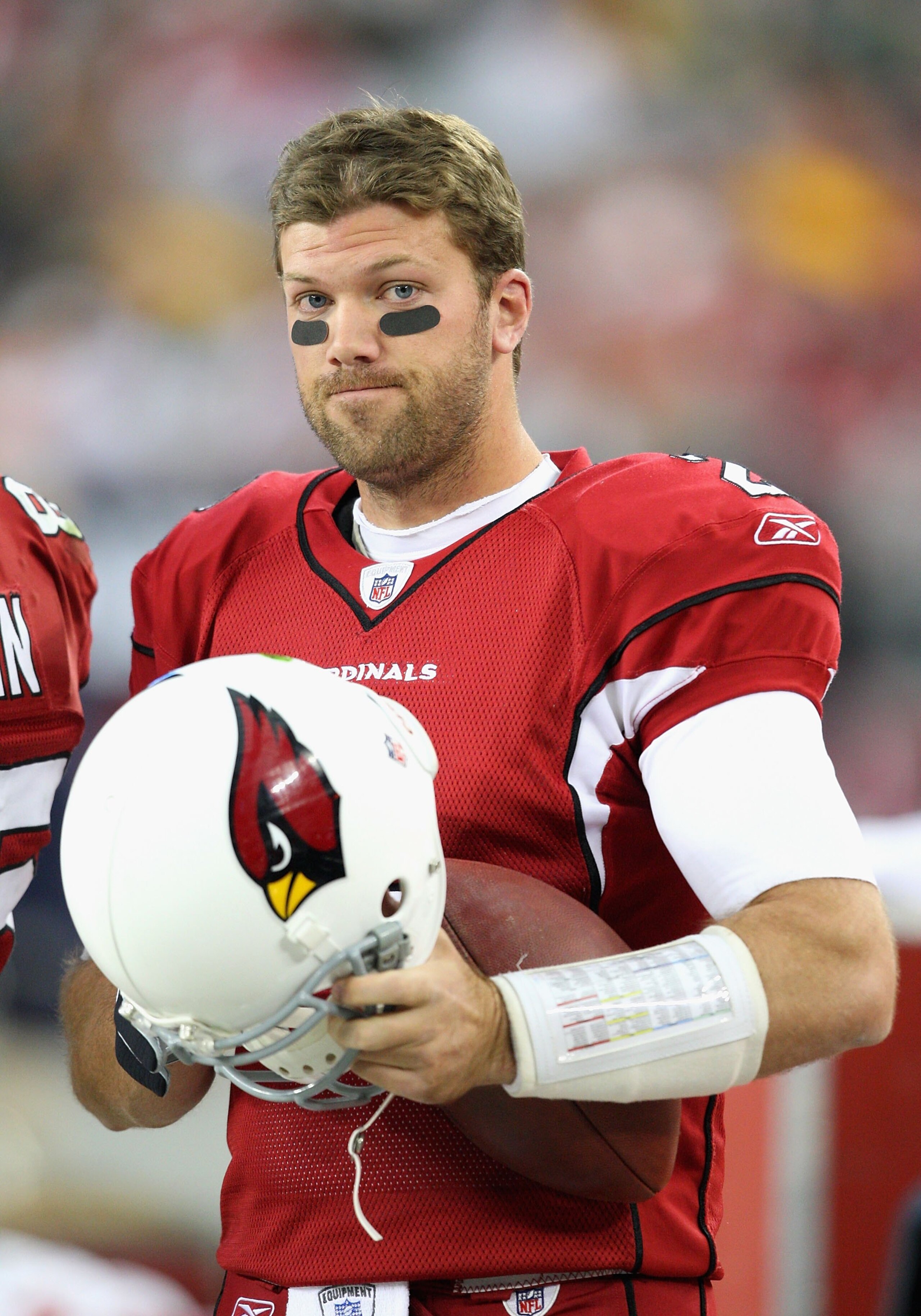 GLENDALE, AZ - JANUARY 03:  Quarterback Brian St. Pierre #2 of the Arizona Cardinals during the NFL game against the Green Bay Packers at the Universtity of Phoenix Stadium on January 3, 2010 in Glendale, Arizona. The Packers defeated the Cardinals 33-7.