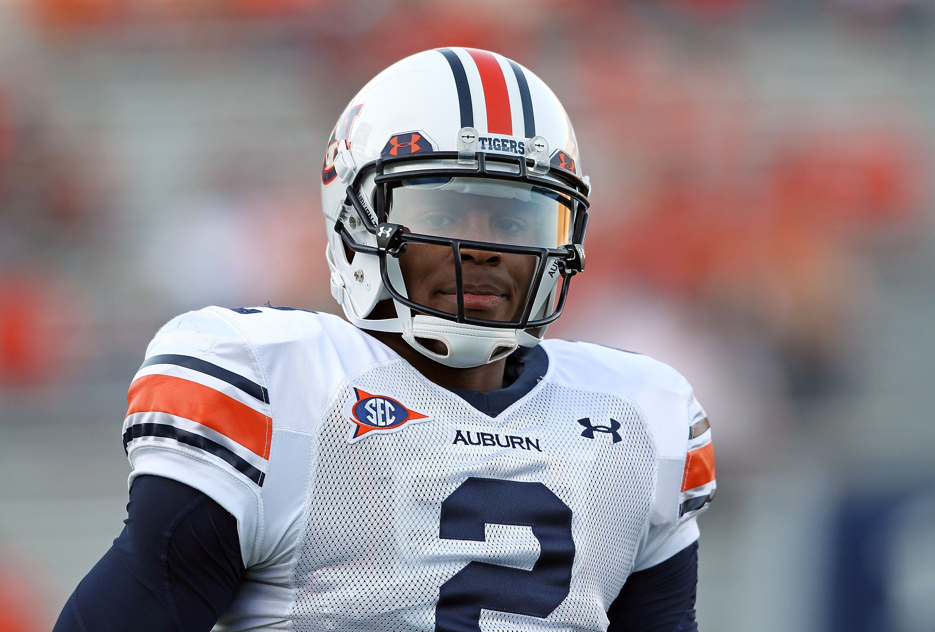 LEXINGTON, KY - OCTOBER 09:  Cam Newton #2 of the Auburn Tigers prepares to throw a pass as he warms up before the SEC game against the Kentucky Wildcats at Commonwealth Stadium on October 9, 2010 in Lexington, Kentucky.  (Photo by Andy Lyons/Getty Images