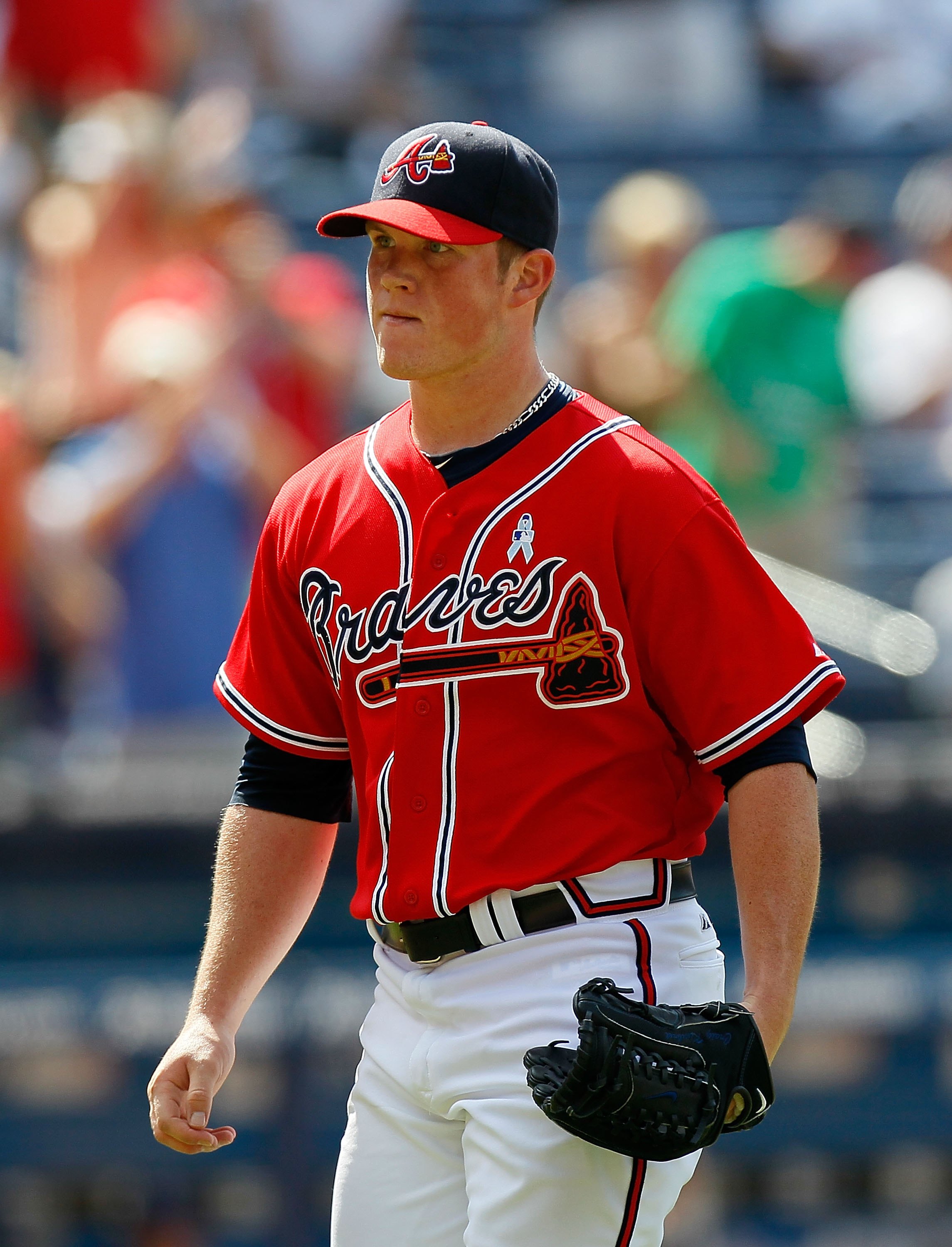ATLANTA - JUNE 20:  Pitcher Craig Kimbrel #46 of the Atlanta Braves of the Kansas City Royals at Turner Field on June 20, 2010 in Atlanta, Georgia.  (Photo by Kevin C. Cox/Getty Images)