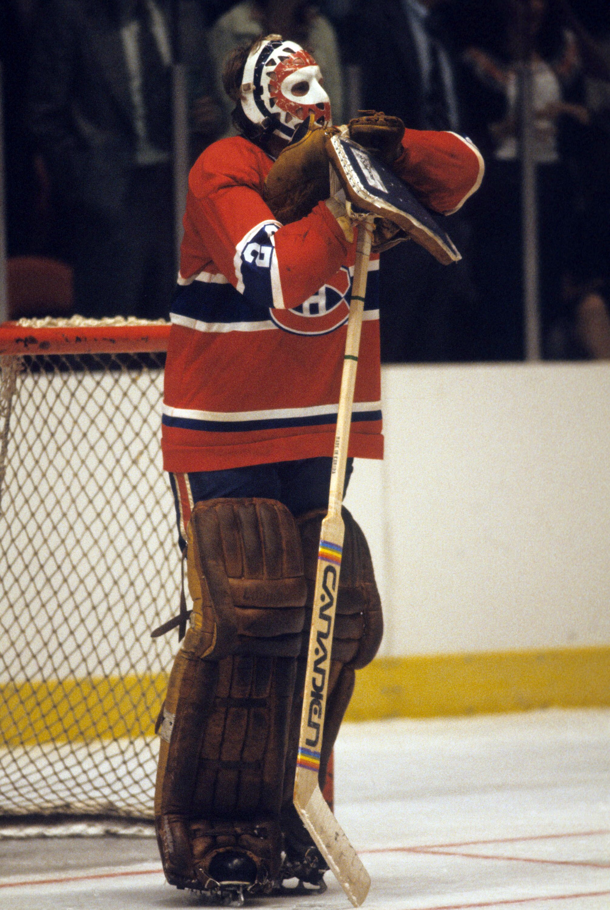CIRCA 1970: Goaltender Ken Dryden #29 of the Montreal Canadiens stands on the ice during a game in Circa 1970 (Photo by Bruce Bennett/Getty Images)