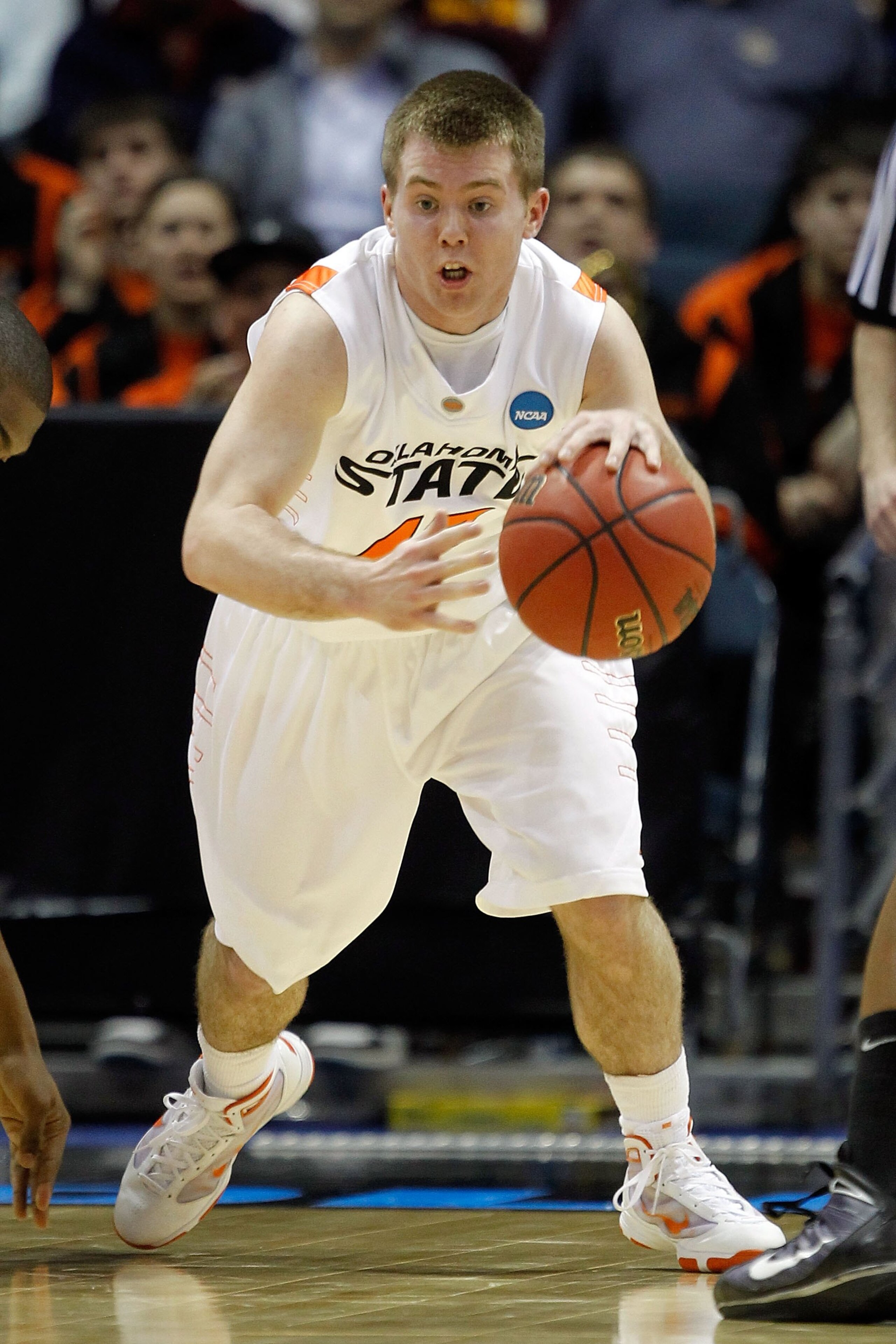 MILWAUKEE - MARCH 19: Keiton Page #12 of the Oklahoma State Cowboys moves the ball against the Georgia Tech Yellow Jackets during the first round of the 2010 NCAA men's basketball tournament at the Bradley Center on March 19, 2010 in Milwaukee, Wisconsin MILWAUKEE - MARCH 19: Keiton Page #12 of the Oklahoma State Cowboys moves the ball against the Georgia Tech Yellow Jackets during the first round of the 2010 NCAA men's basketball tournament at the Bradley Center on March 19, 2010 in Milwaukee, Wisconsin