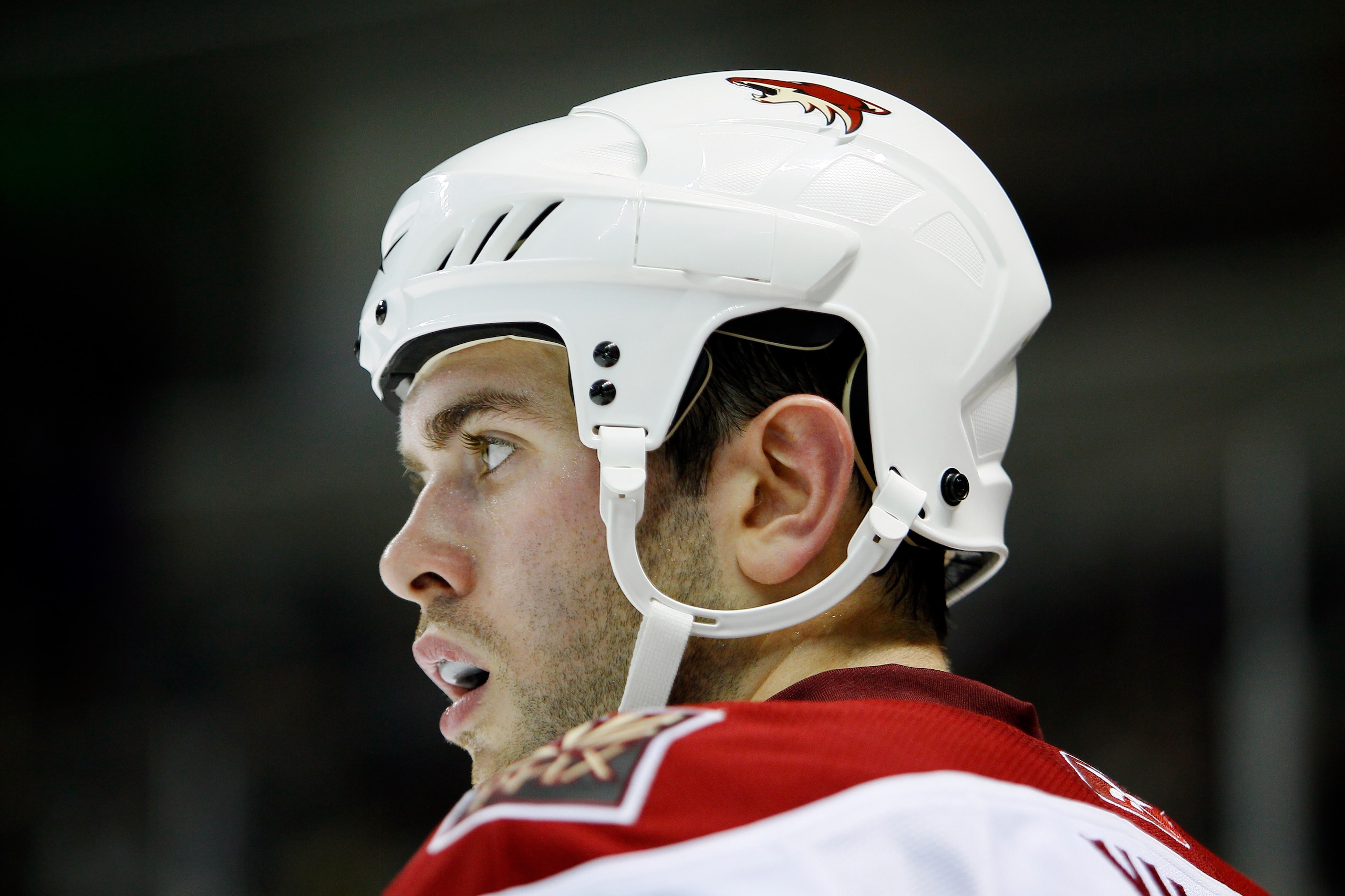 SAN JOSE, CA - SEPTEMBER 25:  Keith Yandle #3 of the Phoenix Coyotes waits for a face-off against the San Jose Sharks in a preseason split-squad game at HP Pavilion on September 25, 2010 in San Jose, California.  The Sharks won 3-1.  (Photo by Brian Bahr/