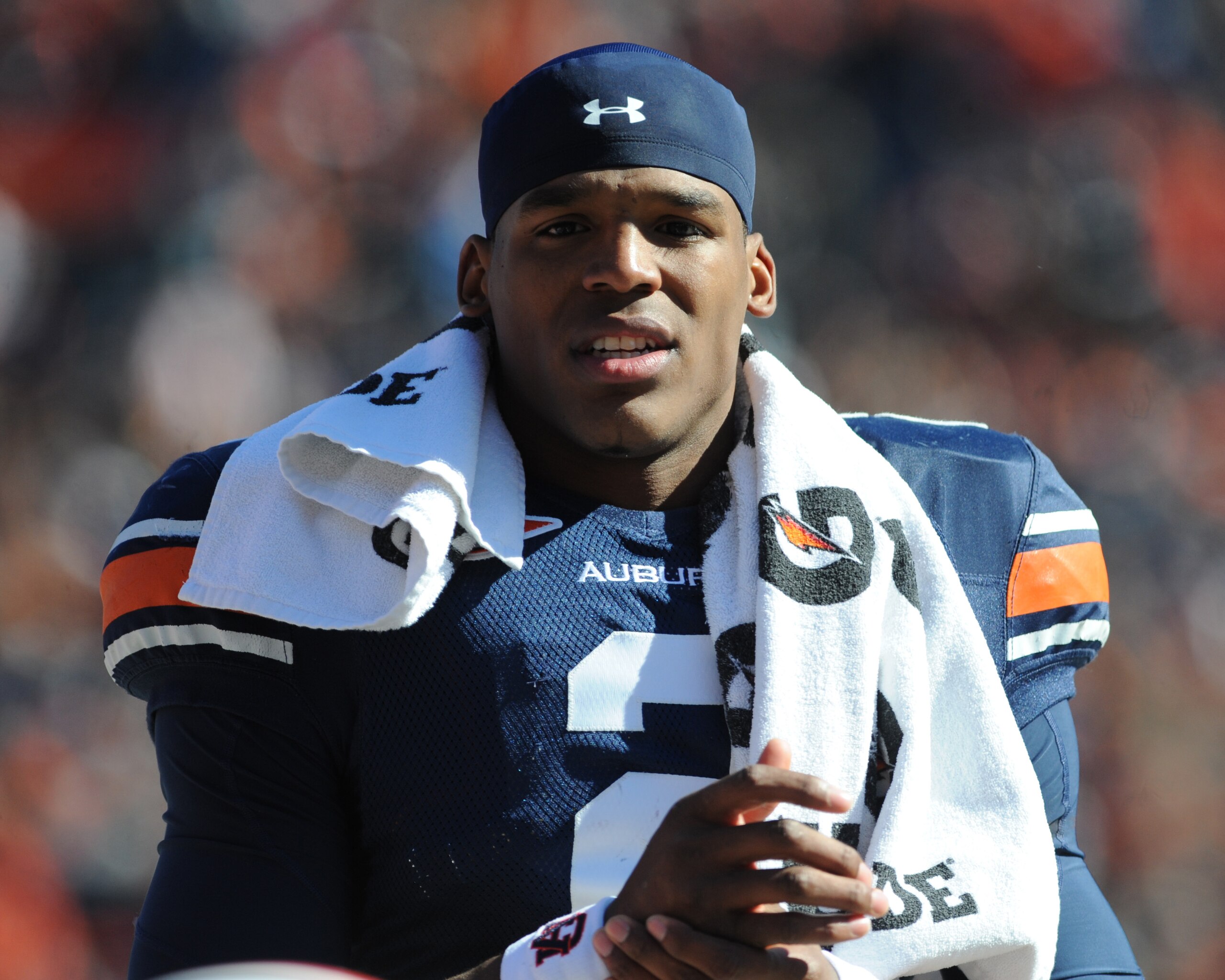 AUBURN, AL - NOVEMBER 06:  Quarterback Cam Newton #2 of the Auburn Tigers plays against the Chattanooga Mocs November 6, 2010 at Jordan-Hare Stadium in Auburn, Alabama.  (Photo by Al Messerschmidt/Getty Images)