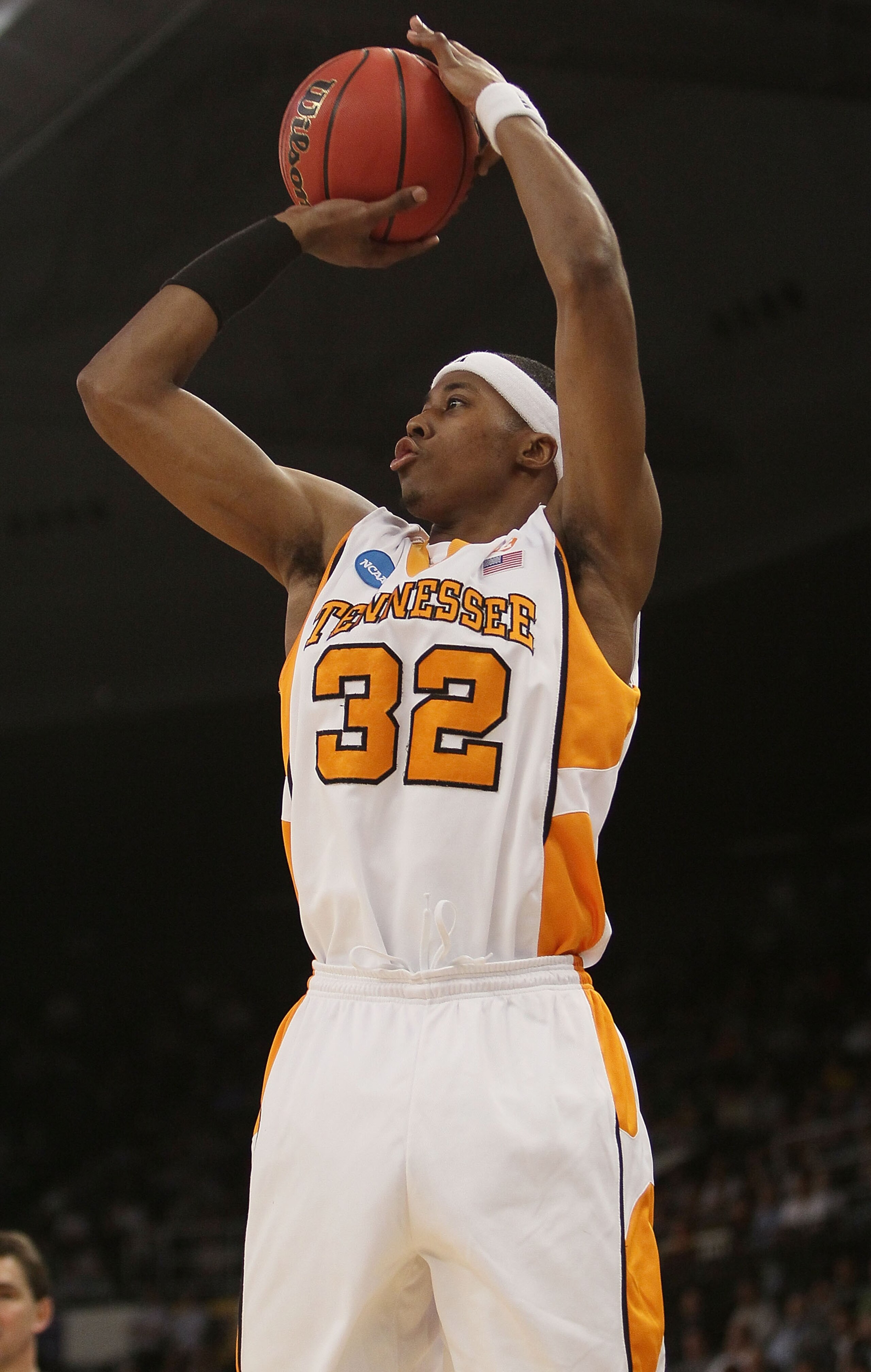 PROVIDENCE, RI - MARCH 20:  Scotty Hopson #32 of the Tennessee Volunteers shoots a three pointer in the second half against the Ohio Bobcats during the second round of the 2010 NCAA men's basketball tournament on March 20, 2010 at the Dunkin Donuts Center