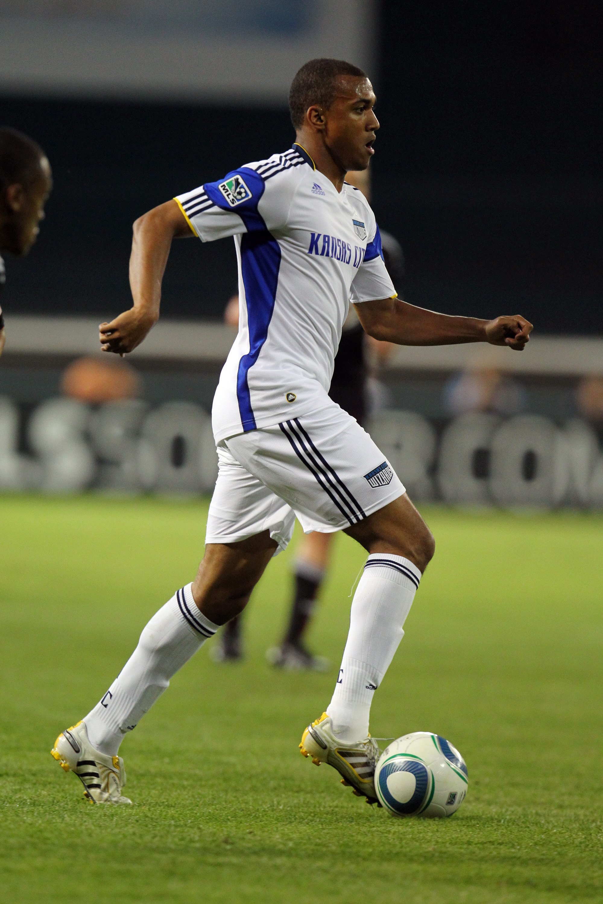 WASHINGTON - MAY 5: Teal Bunbury #9 of the Kansas City Wizards controls the ball against D.C. United at RFK Stadium on May 5, 2010 in Washington, DC. D.C. United won 2-1. (Photo by Ned Dishman/Getty Images)