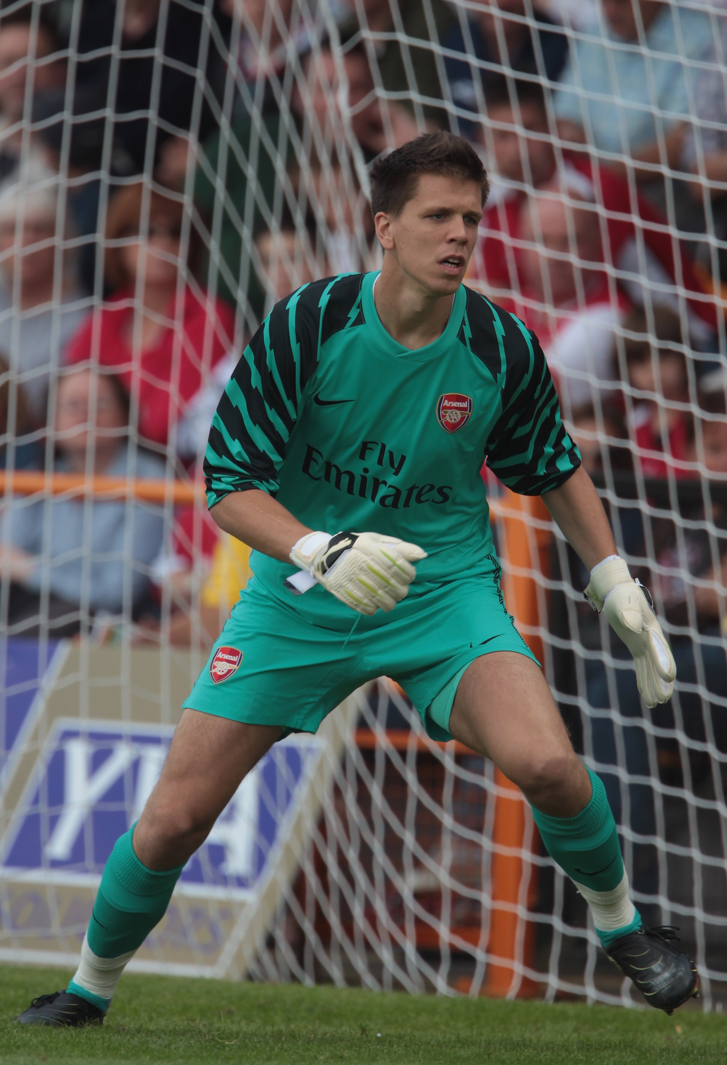 LONDON, ENGLAND - JULY 17:  Wojciech Szczesny of Arsenal during the pre-season friendly match between Barnet and Arsenal at Underhill on July 17, 2010 in London, England.  (Photo by Phil Cole/Getty Images)