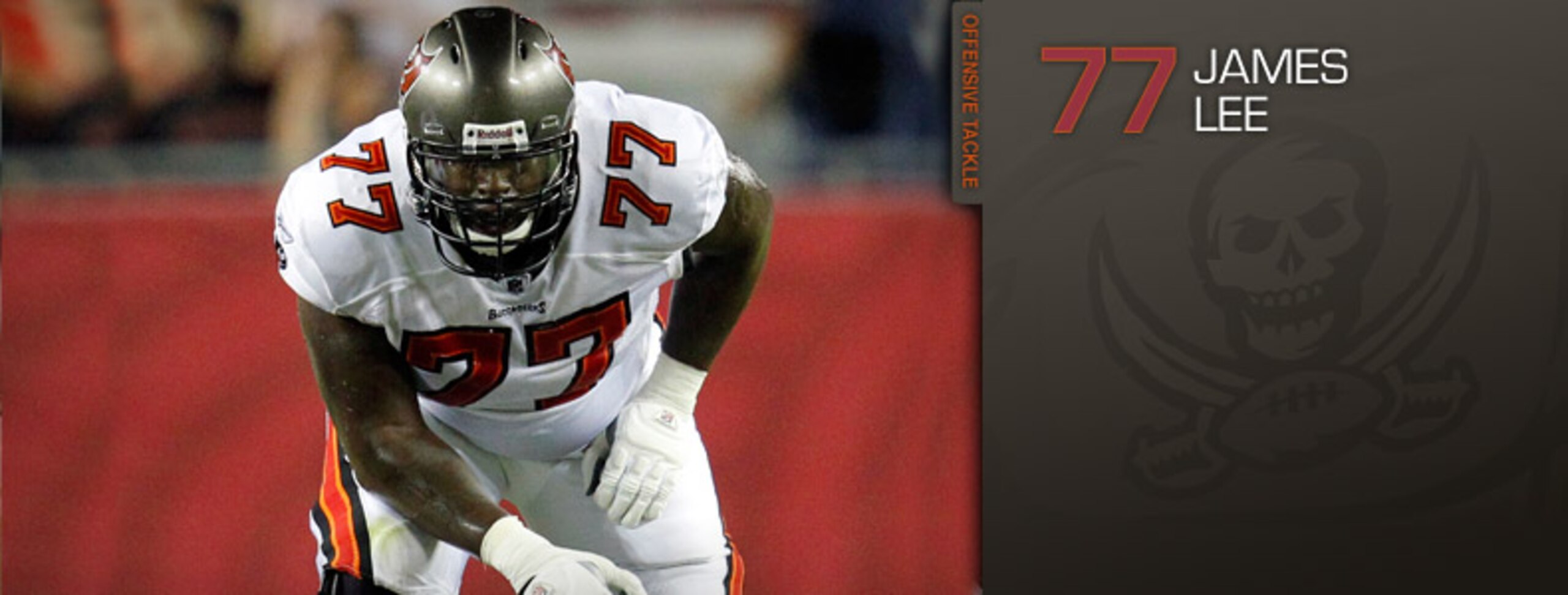 James Lee has become a solid starter at right tackle.