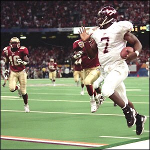 Mike Vick in 2000 Sugar Bowl loss to Florida State National Championship
