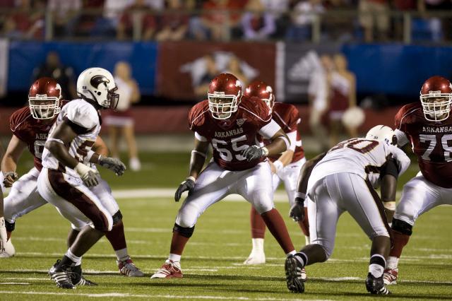 Arkansas OT DeMarcus Love