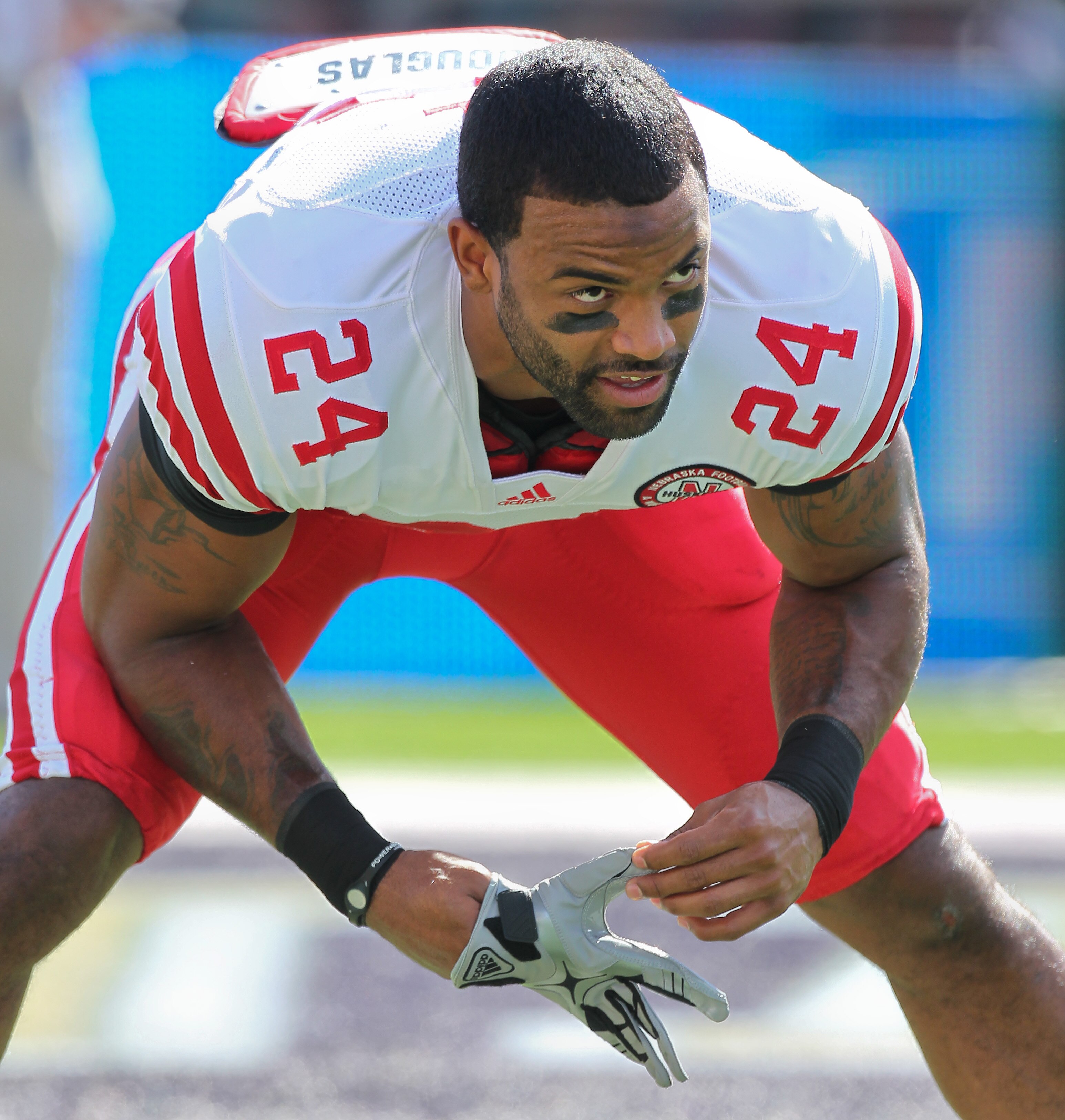 SEATTLE - SEPTEMBER 18: Wide receiver Niles Paul #24 of the Nebraska Cornhuskers looks on during warmups prior to the game against the Washington Huskies on September 18, 2010 at Husky Stadium in Seattle, Washington. (Photo by Otto Greule Jr/Getty Images)