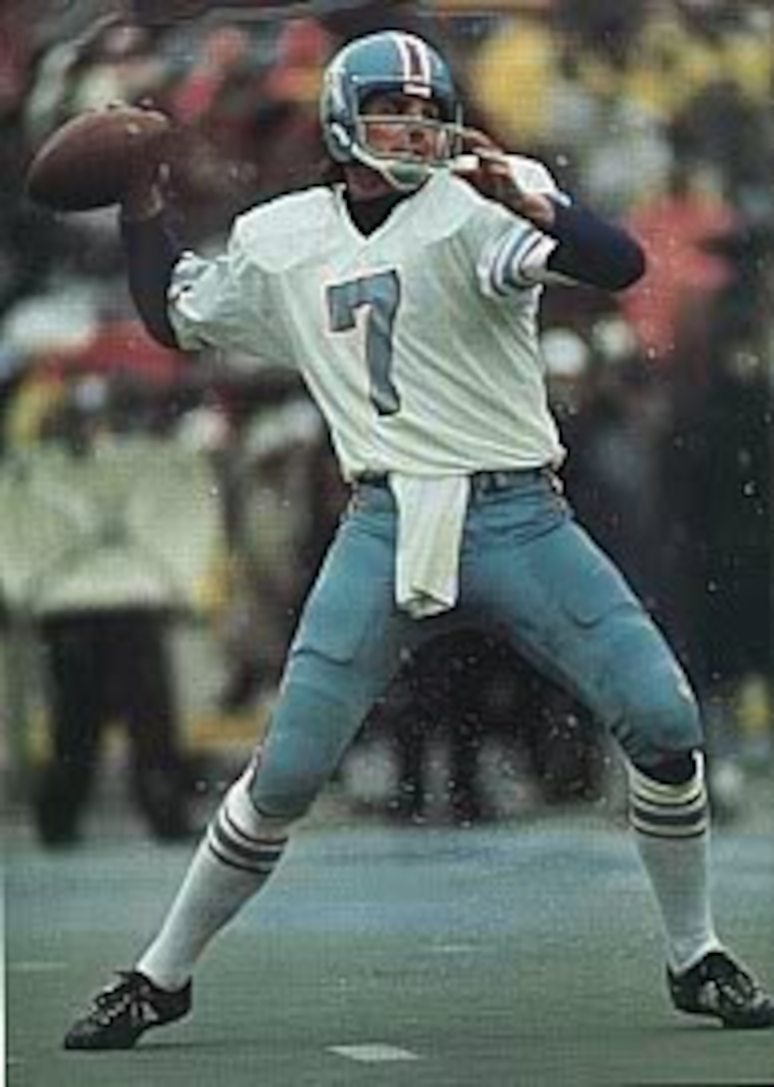 Pastorini as an Oiler. Pastorini as an Oiler.