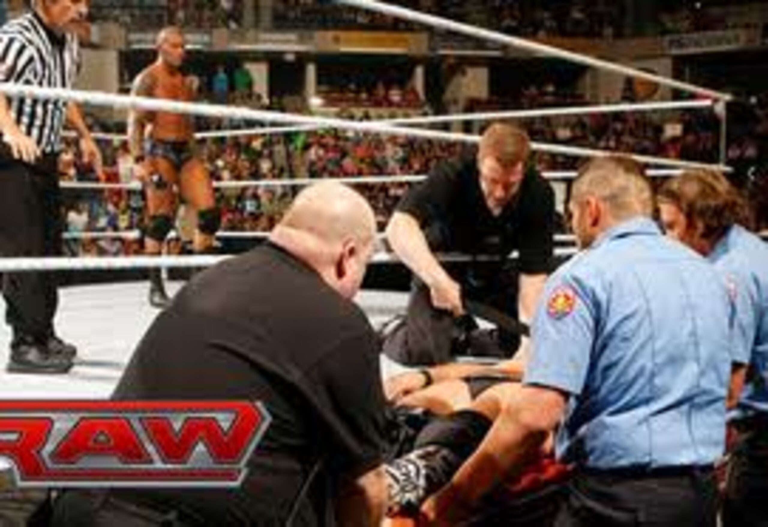 Chris Jericho Gets Punted By Orton