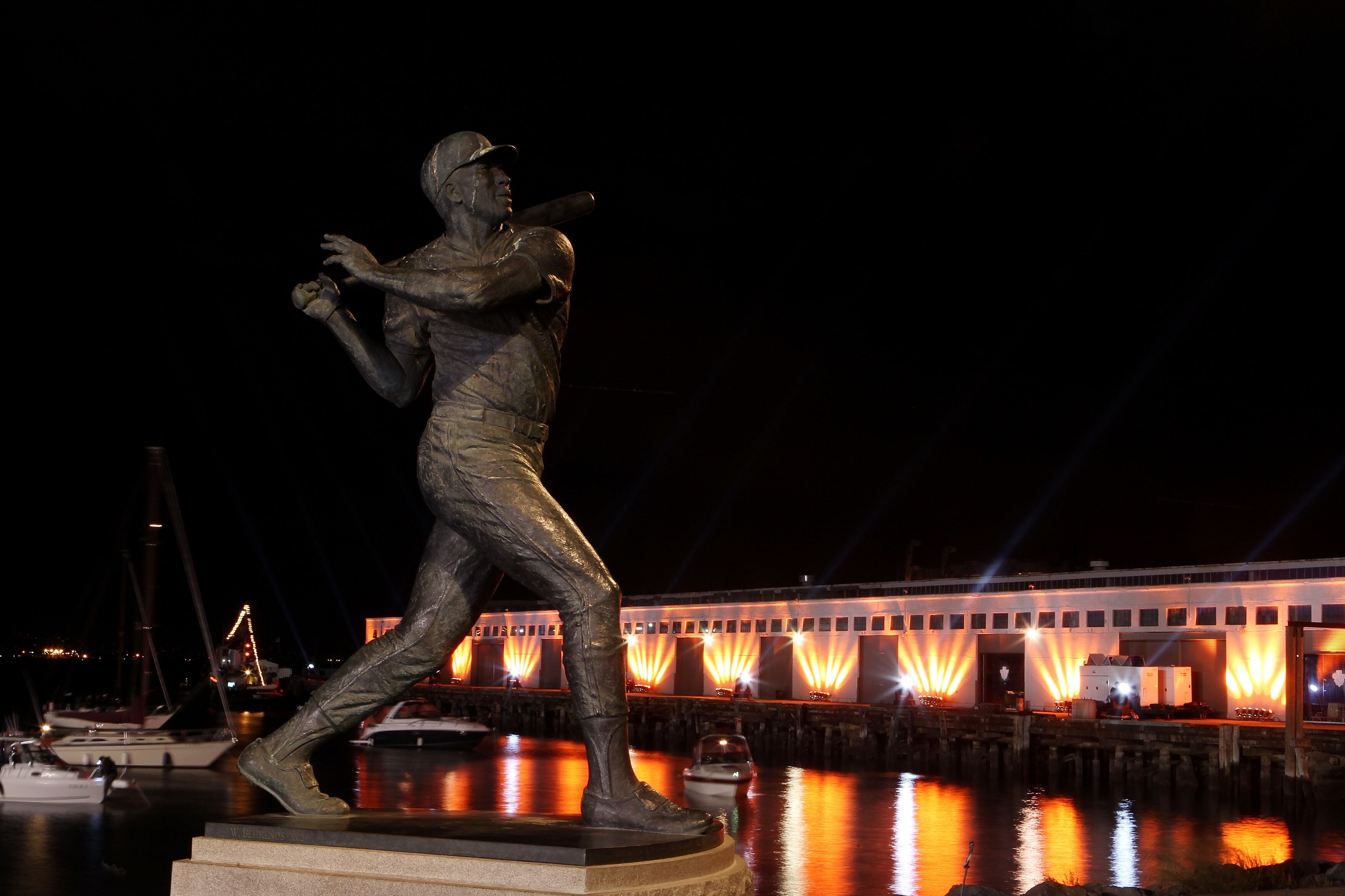SAN FRANCISCO - OCTOBER 28:  A statue of baseball legend Willie McCovey is seen outside of McCovey Cove during Game Two of the 2010 MLB World Series between the San Francisco Giants and the Texas Rangers at AT&T Park on October 28, 2010 in San Francisco,