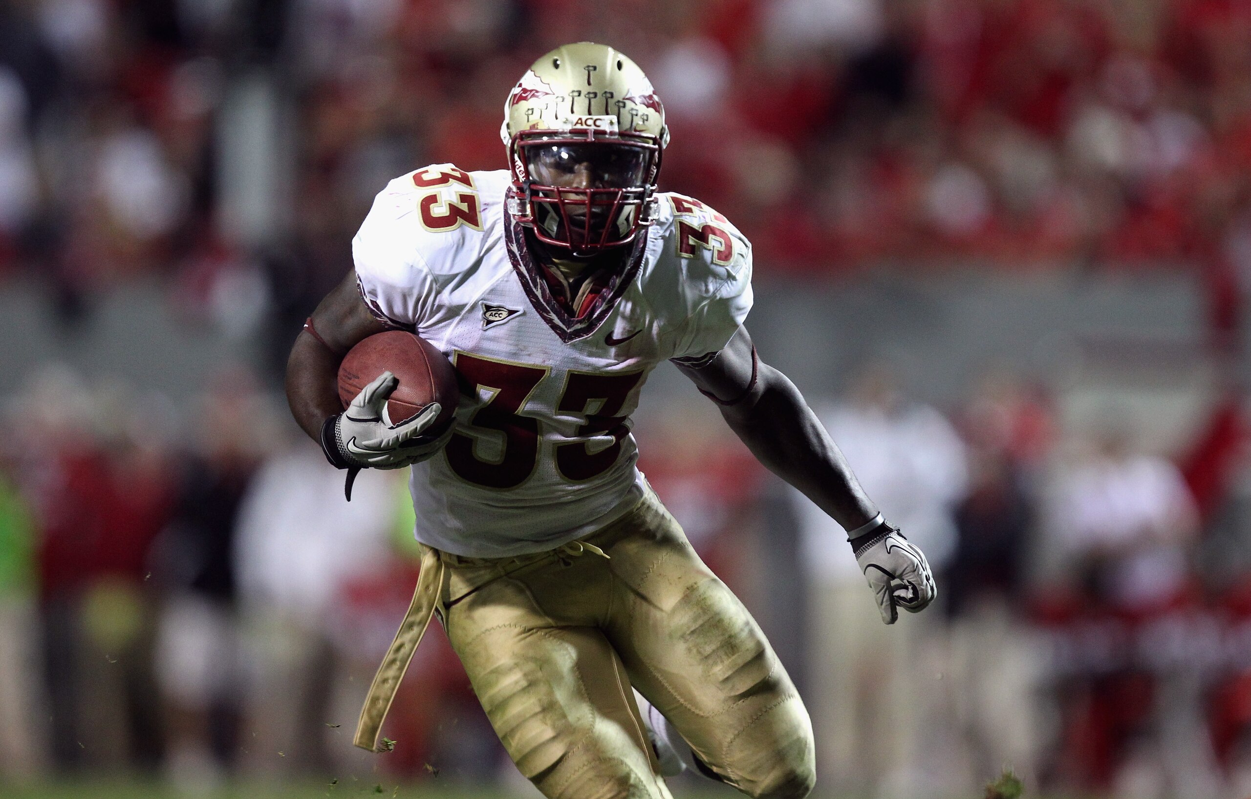 RALEIGH, NC - OCTOBER 28: Ty Jones #33 of the Florida State Seminoles against the North Carolina State Wolfpack during their game at Carter-Finley Stadium on October 28, 2010 in Raleigh, North Carolina. (Photo by Streeter Lecka/Getty Images) RALEIGH, NC - OCTOBER 28: Ty Jones #33 of the Florida State Seminoles against the North Carolina State Wolfpack during their game at Carter-Finley Stadium on October 28, 2010 in Raleigh, North Carolina. (Photo by Streeter Lecka/Getty Images)