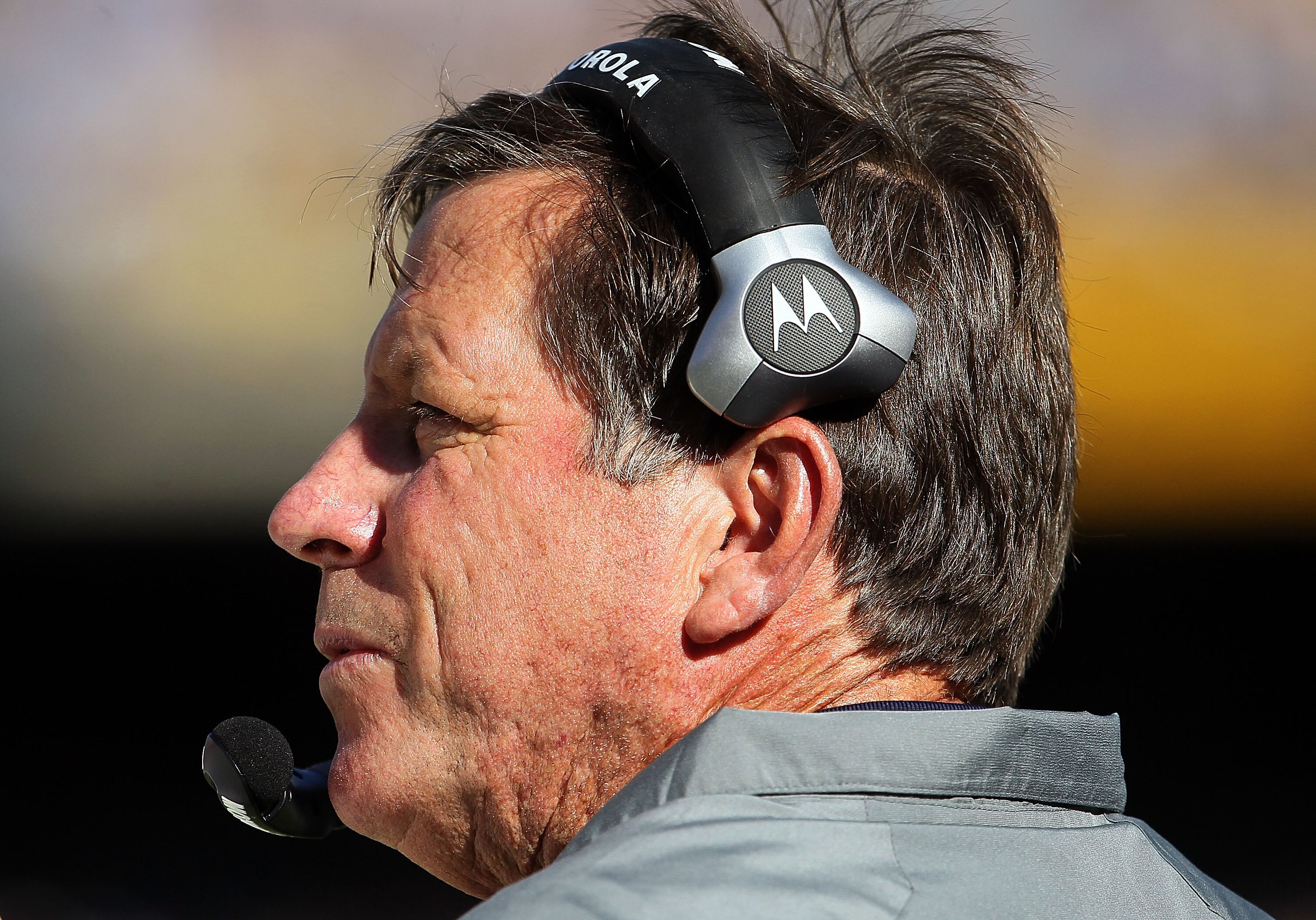SAN DIEGO - OCTOBER 31:  San Diego Chargers head coach Norv Turner looks on from the sideline against the Tennessee Titans at Qualcomm Stadium on October 31, 2010 in San Diego, California. The Chargers defeated the Titans 33-25.  (Photo by Jeff Gross/Gett