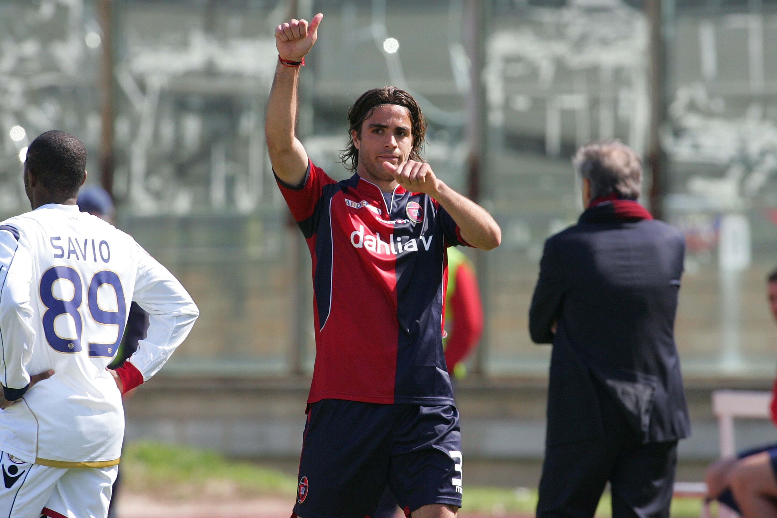 CAGLIARI, ITALY - MAY 16:  Alessandro Matri of Cagliari  during the Serie A match between Cagliari Calcio and Bologna FC at Stadio Sant'Elia on May 16, 2010 in Cagliari, Italy.  (Photo by Enrico Locci/Getty Images)