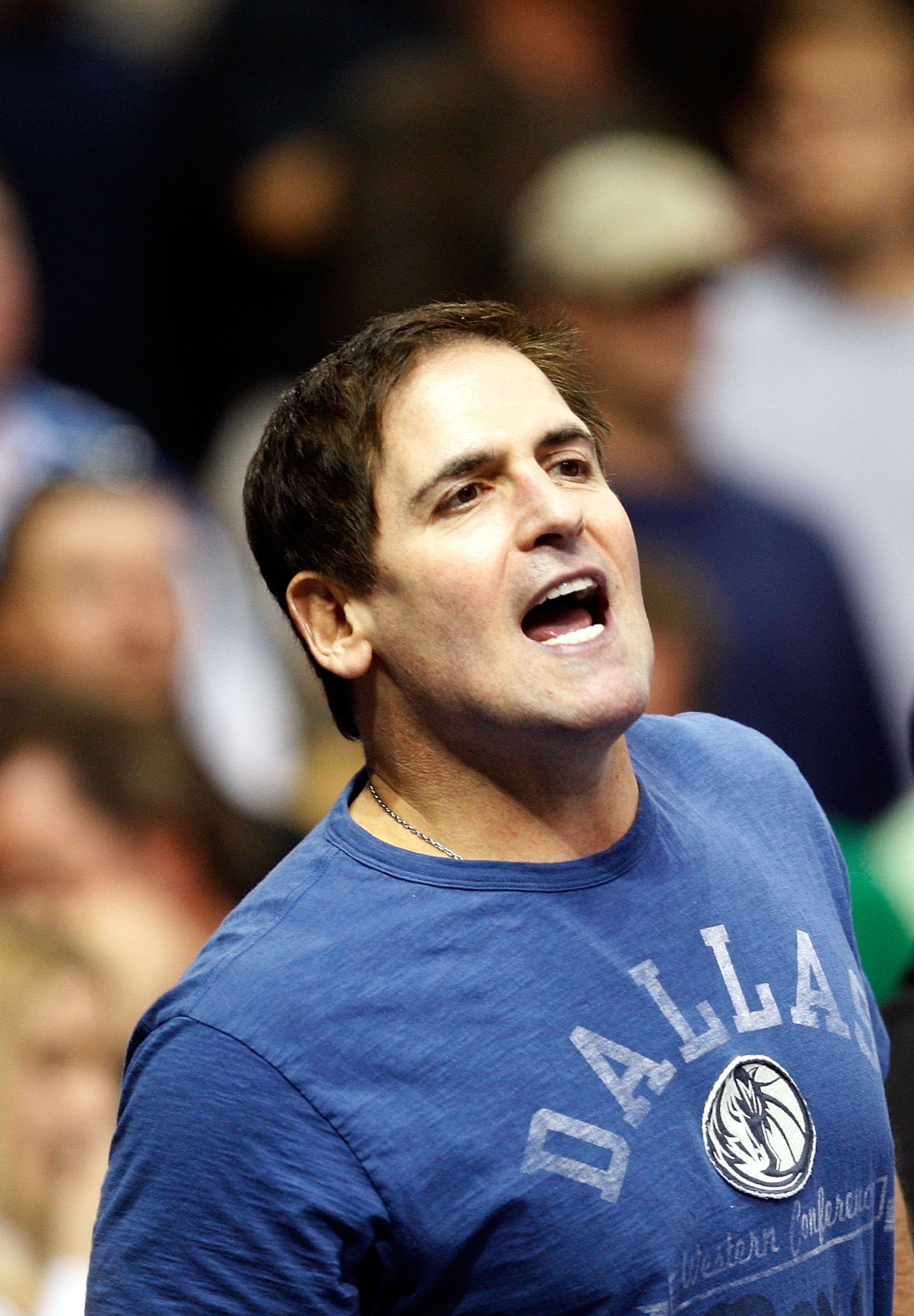 DALLAS - NOVEMBER 18:  Owner Mark Cuban of the Dallas Mavericks on November 18, 2009 at American Airlines Center in Dallas, Texas.  NOTE TO USER: User expressly acknowledges and agrees that, by downloading and/or using this Photograph, user is consenting 