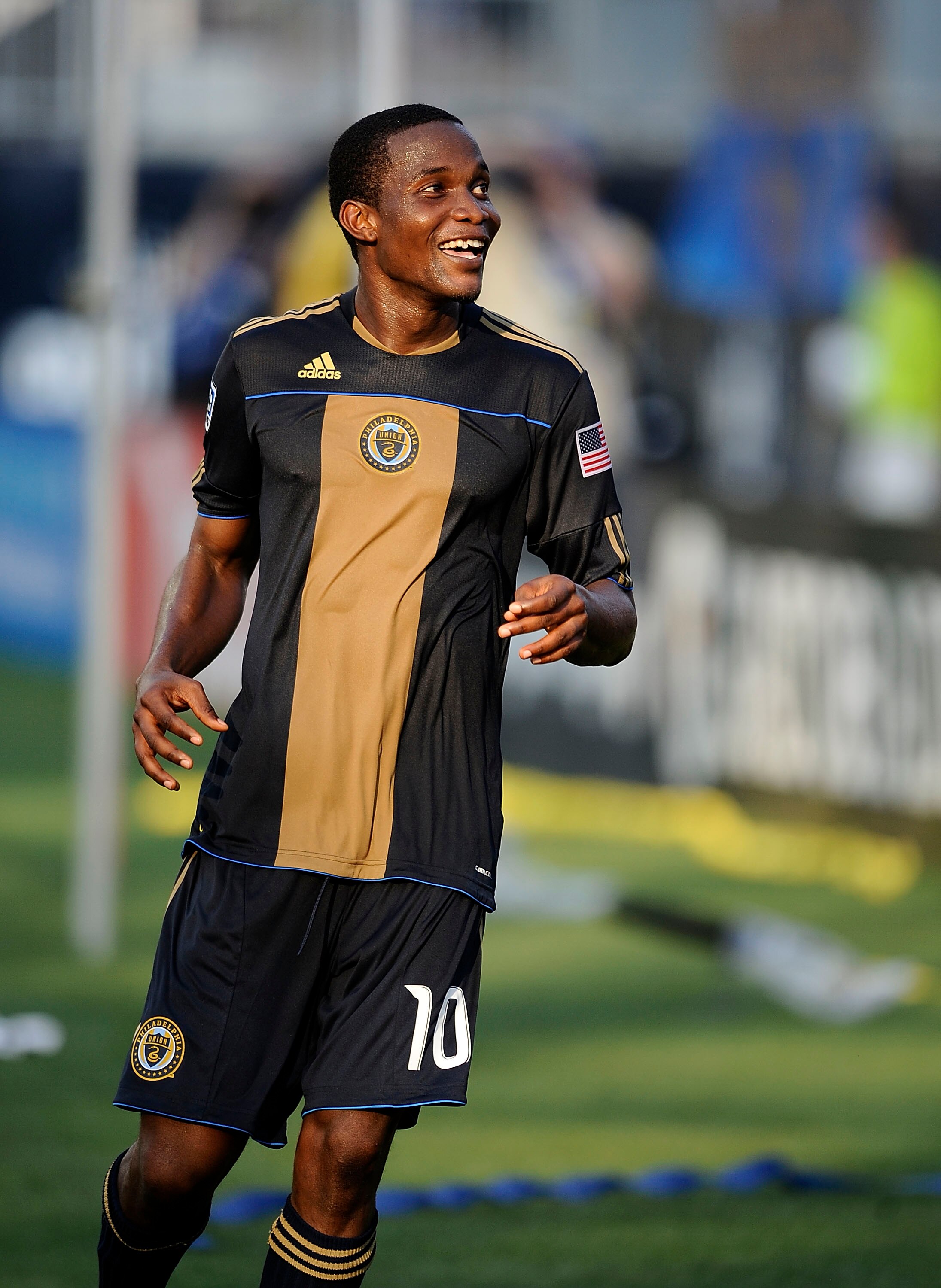 CHESTER, PA - JUNE 27:  Danny Mwanga #10 of the Philadelphia Union stands on the field against  the Seattle Sounders FC at the PPL Park stadium opener on June 27, 2010 in Chester, Pennsylvania.  (Photo by Jeff Zelevansky/Getty Images)