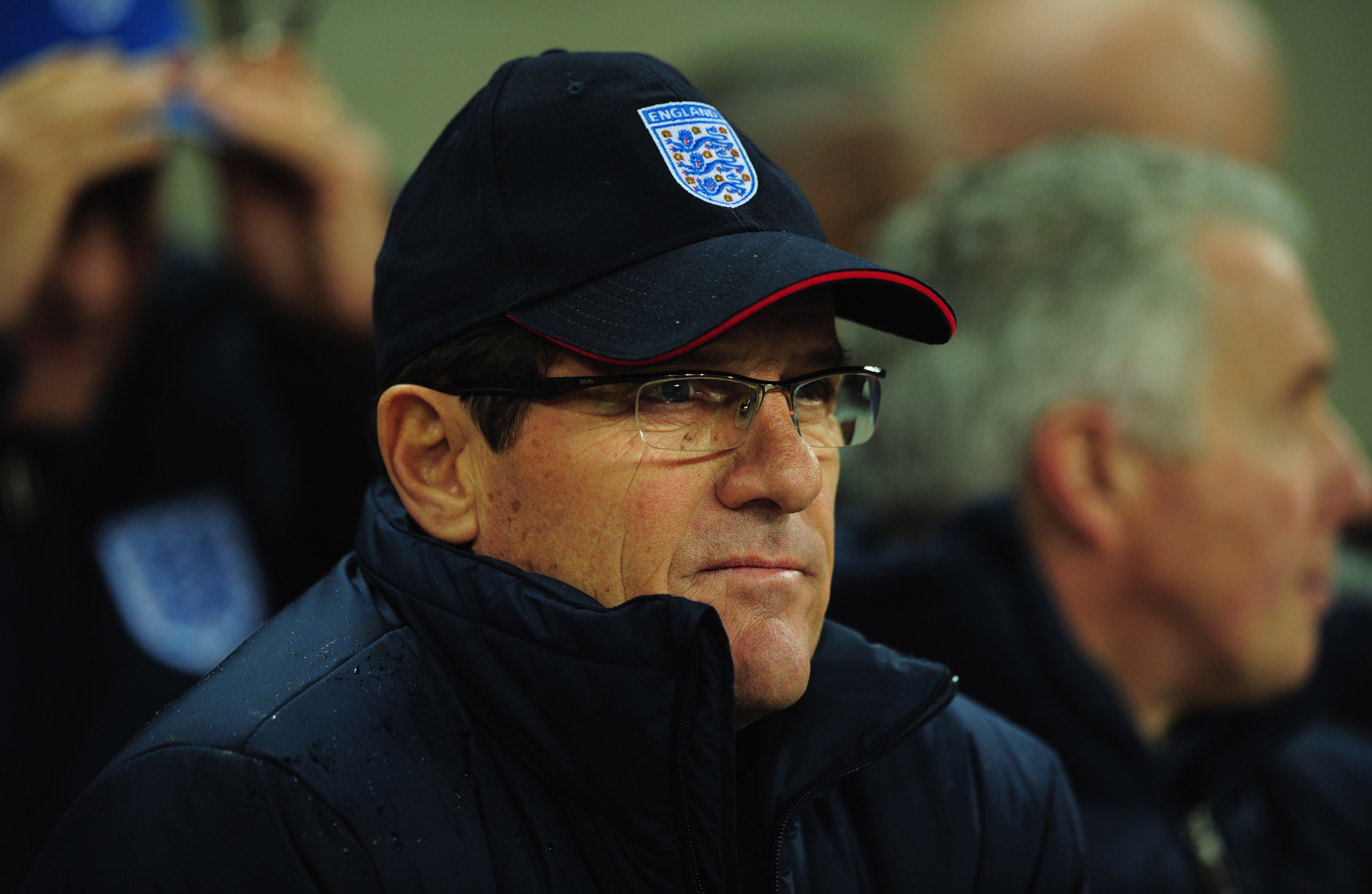 LONDON, ENGLAND - NOVEMBER 17:  Fabio Capello manager of England looks on prior to the international friendly match between England and France at Wembley Stadium on November 17, 2010 in London, England.  (Photo by Shaun Botterill/Getty Images)