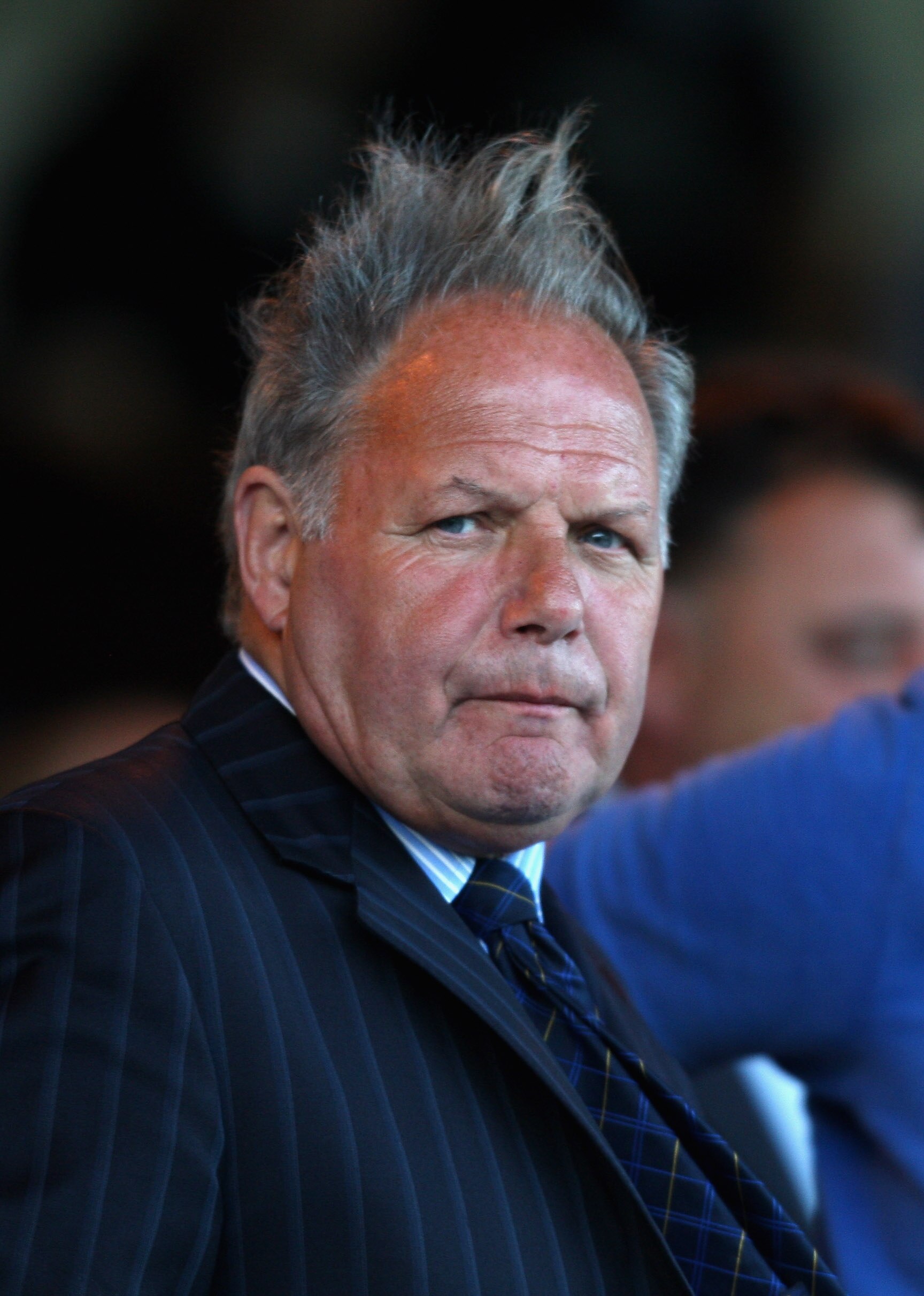 PETERBOROUGH, UNITED KINGDOM - JULY 29:  Barry Fry, the Peterborough United Director of Football pictured during the pre season friendly match between Peterborough United and West Ham United at London Road on July 29, 2008 in Peterborough, England.  (Phot