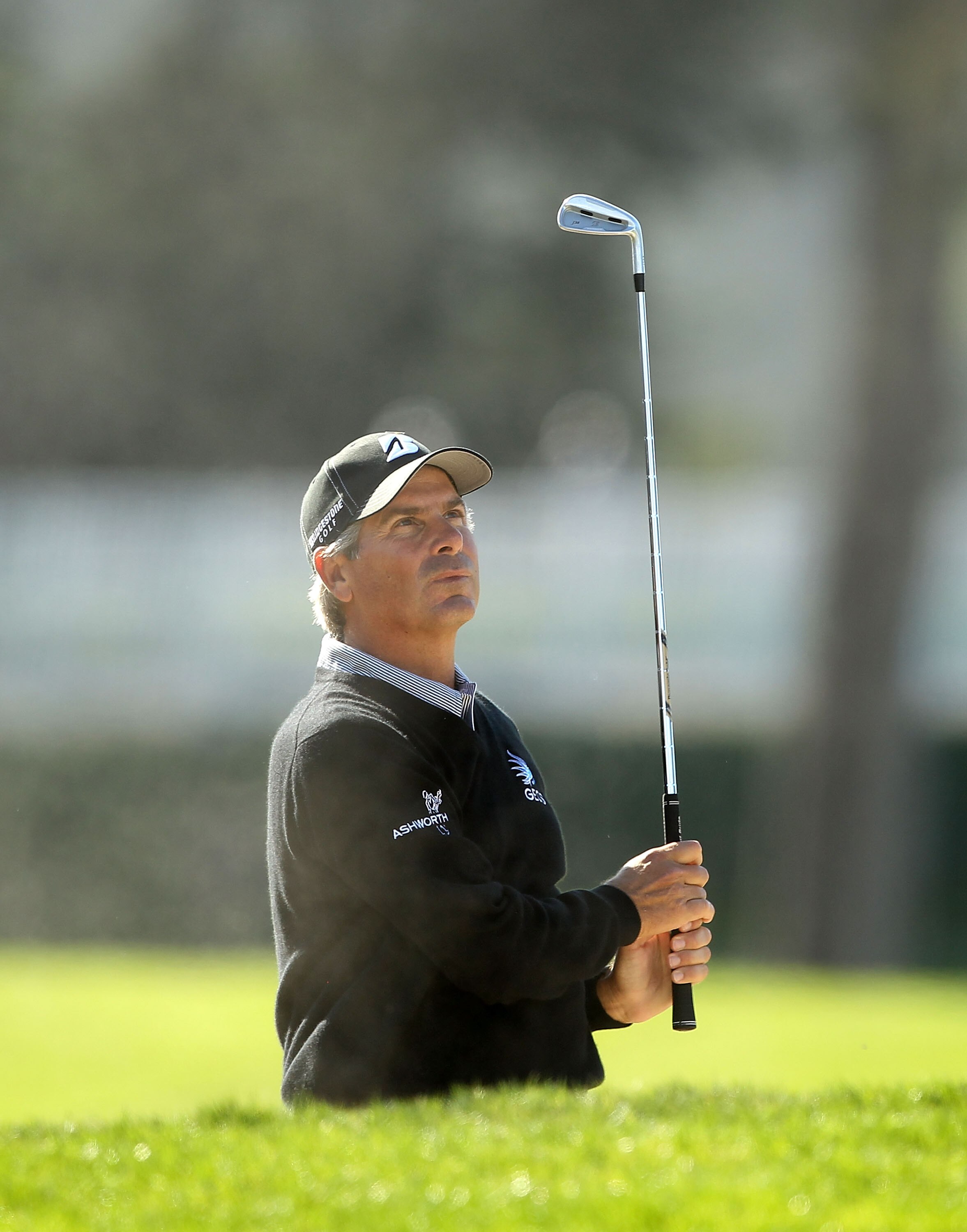 SAN FRANCISCO - NOVEMBER 06:  Fred Couples plays in round 3 of the Charles Schwab Cup Championship at Harding Park Golf Course on November 6, 2010 in San Francisco, California.  (Photo by Ezra Shaw/Getty Images)