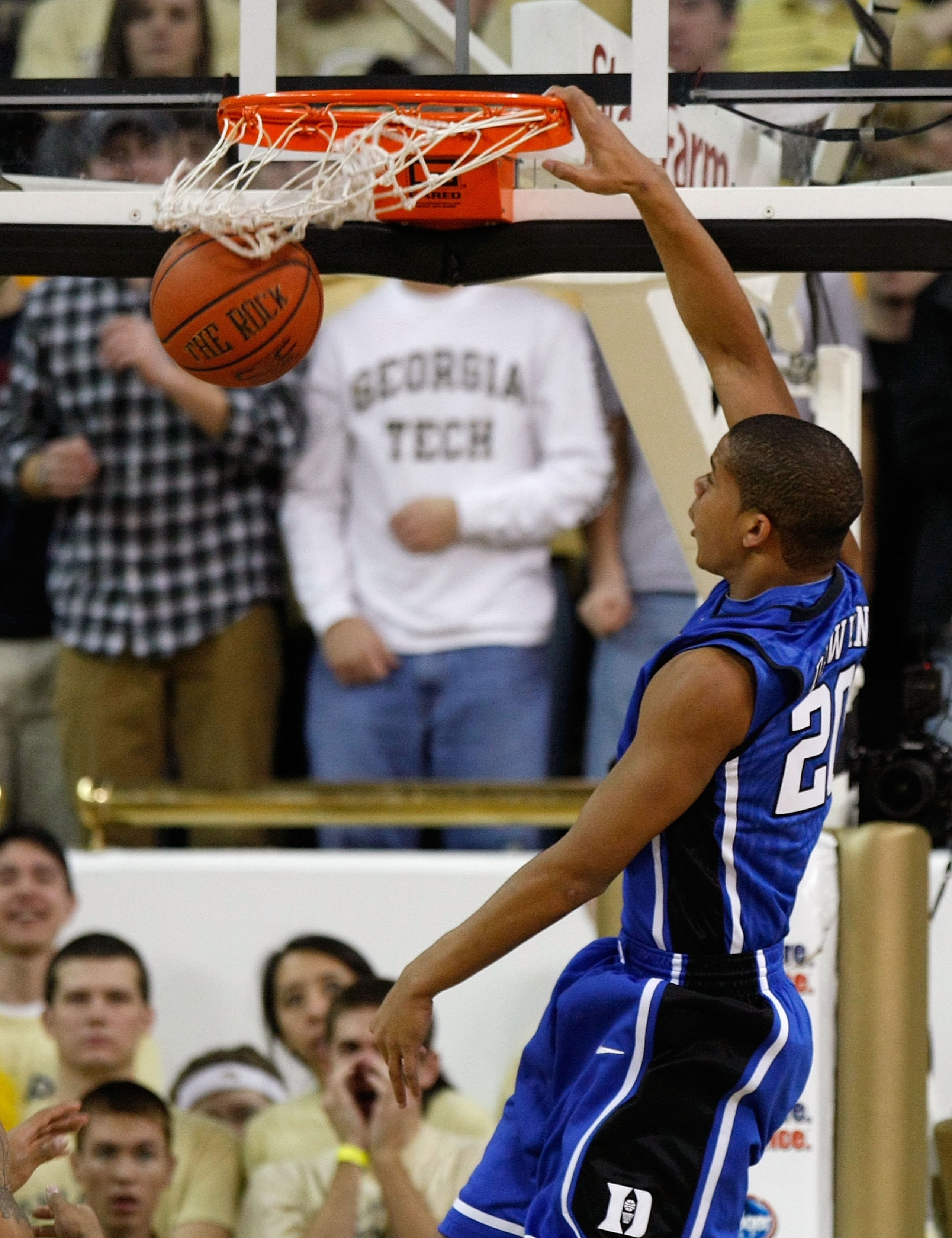 ATLANTA - JANUARY 09: Andre Dawkins #20 of the Duke Blue Devils against the Georgia Tech Yellow Jackets at Alexander Memorial Coliseum on January 9, 2010 in Atlanta, Georgia. (Photo by Kevin C. Cox/Getty Images) ATLANTA - JANUARY 09: Andre Dawkins #20 of the Duke Blue Devils against the Georgia Tech Yellow Jackets at Alexander Memorial Coliseum on January 9, 2010 in Atlanta, Georgia. (Photo by Kevin C. Cox/Getty Images)