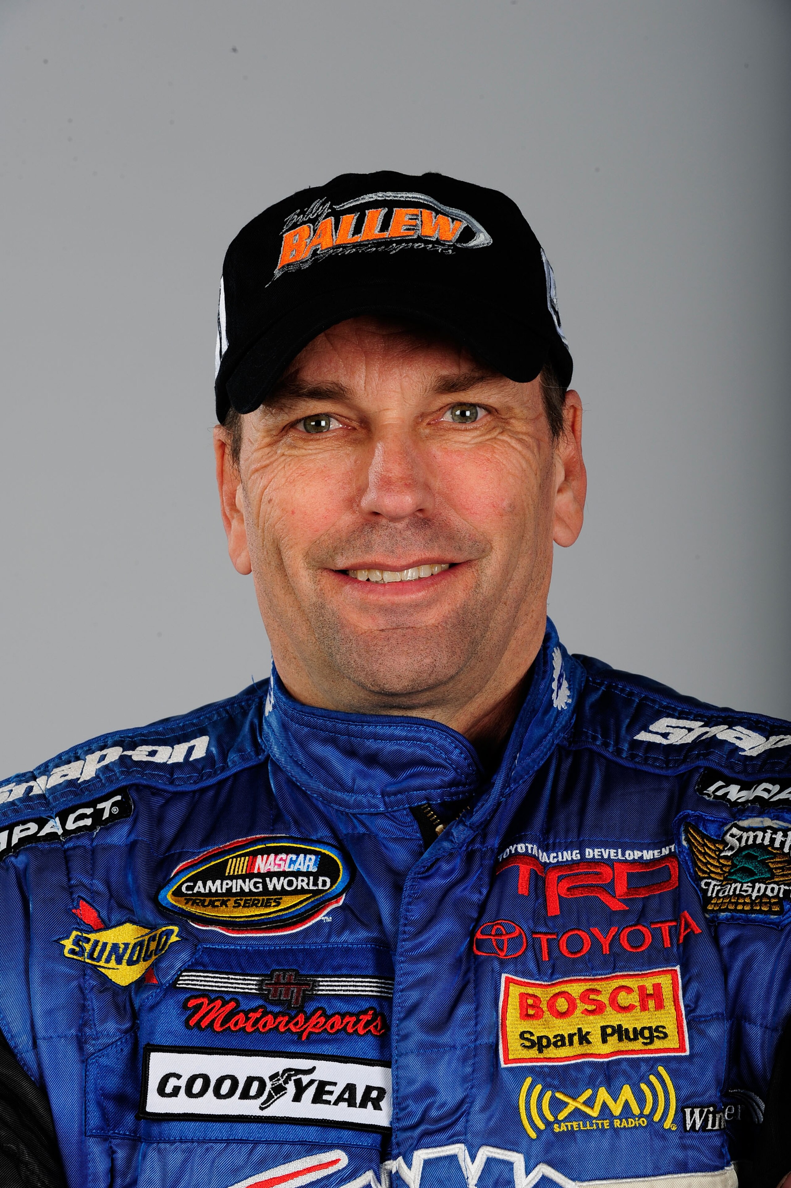 DAYTONA BEACH, FL - FEBRUARY 10:  Ted Musgrave poses during NASCAR Camping World Truck Series portraits at Daytona International Speedway on February 10, 2010 in Daytona Beach, Florida.  (Photo by Sam Greenwood/Getty Images for NASCAR)