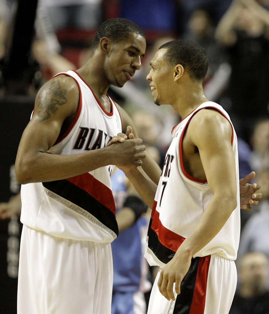 LaMarcus Aldridge and Brandon Roy