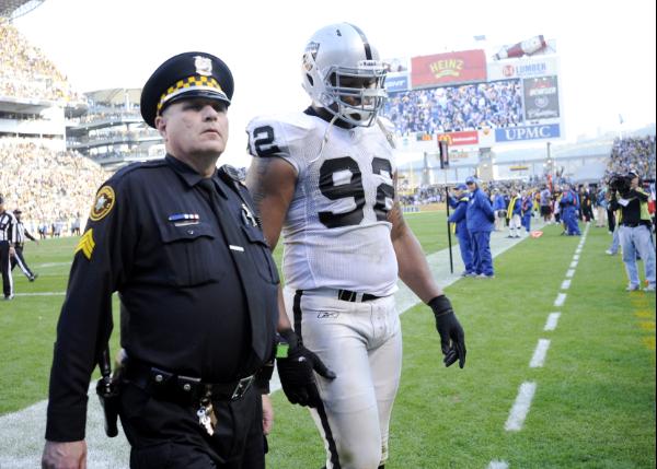 Richard Seymour didn't help the team by being ejected.