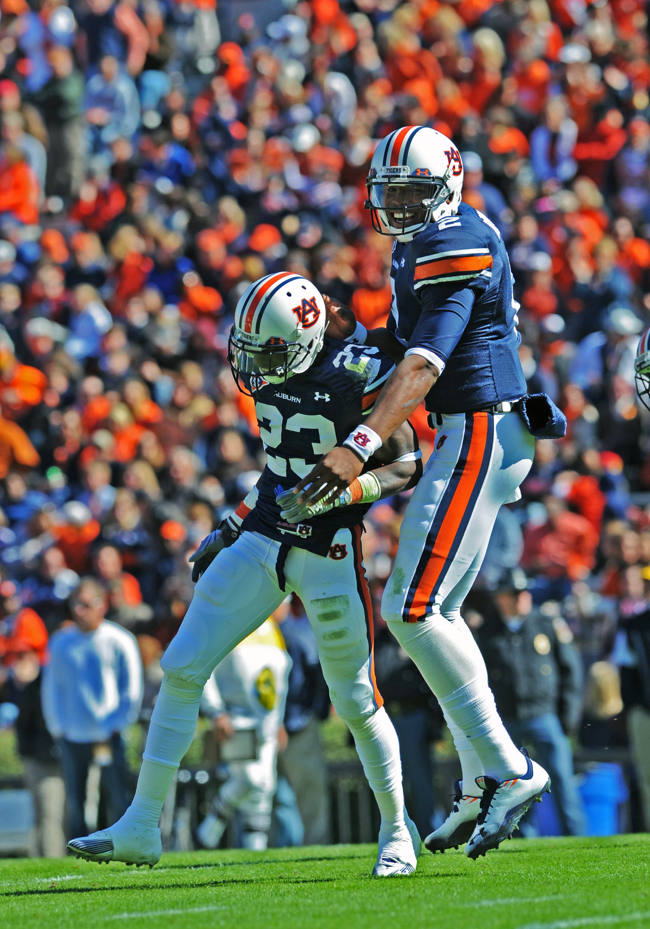 AUBURN, AL - NOVEMBER 06: Quarterback Cam Newton #2 of the Auburn Tigers plays against the Chattanooga Mocs November 6, 2010 at Jordan-Hare Stadium in Auburn, Alabama. (Photo by Al Messerschmidt/Getty Images) AUBURN, AL - NOVEMBER 06: Quarterback Cam Newton #2 of the Auburn Tigers plays against the Chattanooga Mocs November 6, 2010 at Jordan-Hare Stadium in Auburn, Alabama. (Photo by Al Messerschmidt/Getty Images)