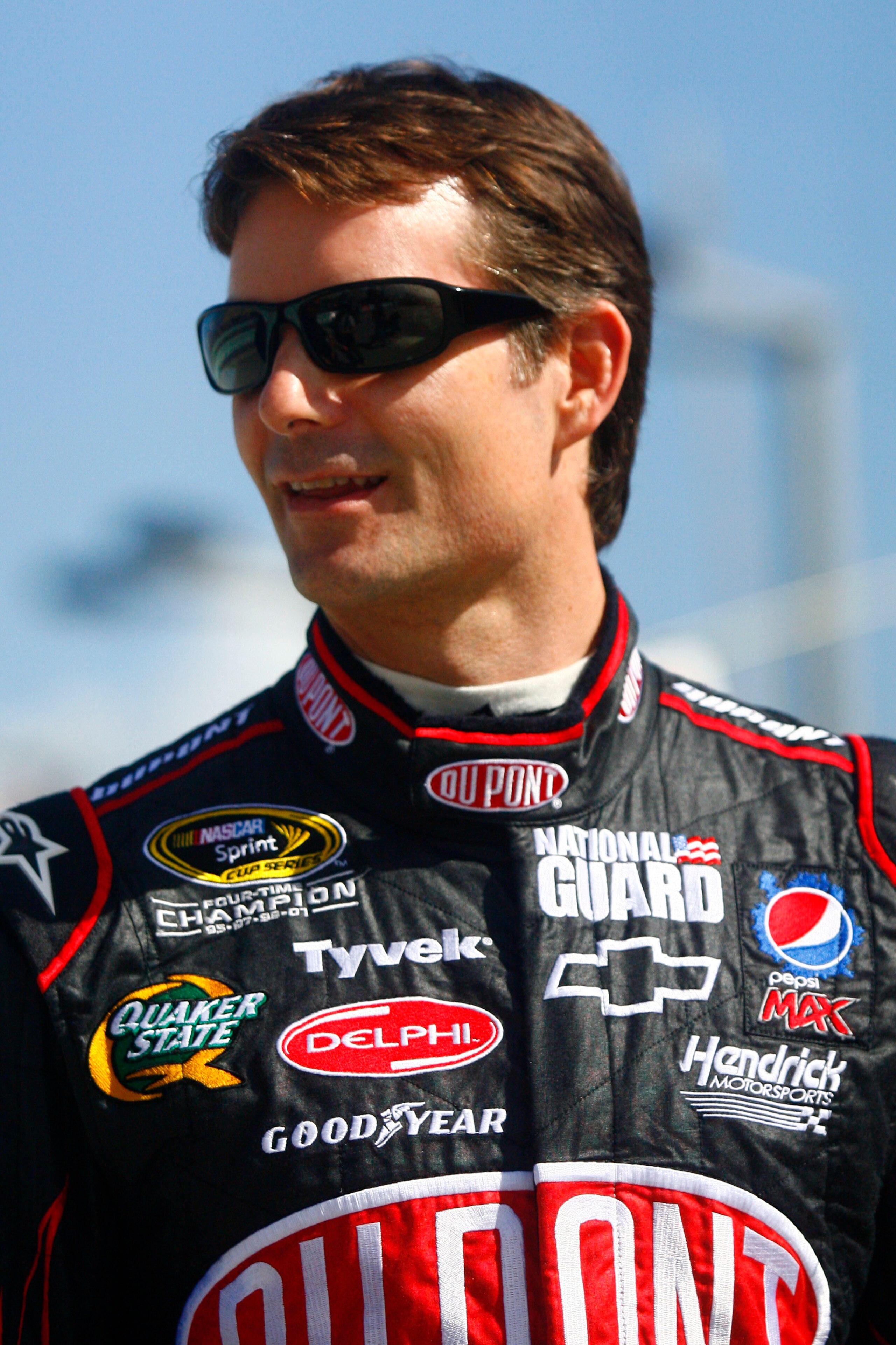 HOMESTEAD, FL - NOVEMBER 21: Jeff Gordon, driver of the #24 DuPont Chevrolet, stands on pit road prior to the NASCAR Sprint Cup Series Ford 400 at Homestead-Miami Speedway on November 21, 2010 in Homestead, Florida. (Photo by Jason Smith/Getty Images fo HOMESTEAD, FL - NOVEMBER 21: Jeff Gordon, driver of the #24 DuPont Chevrolet, stands on pit road prior to the NASCAR Sprint Cup Series Ford 400 at Homestead-Miami Speedway on November 21, 2010 in Homestead, Florida. (Photo by Jason Smith/Getty Images fo