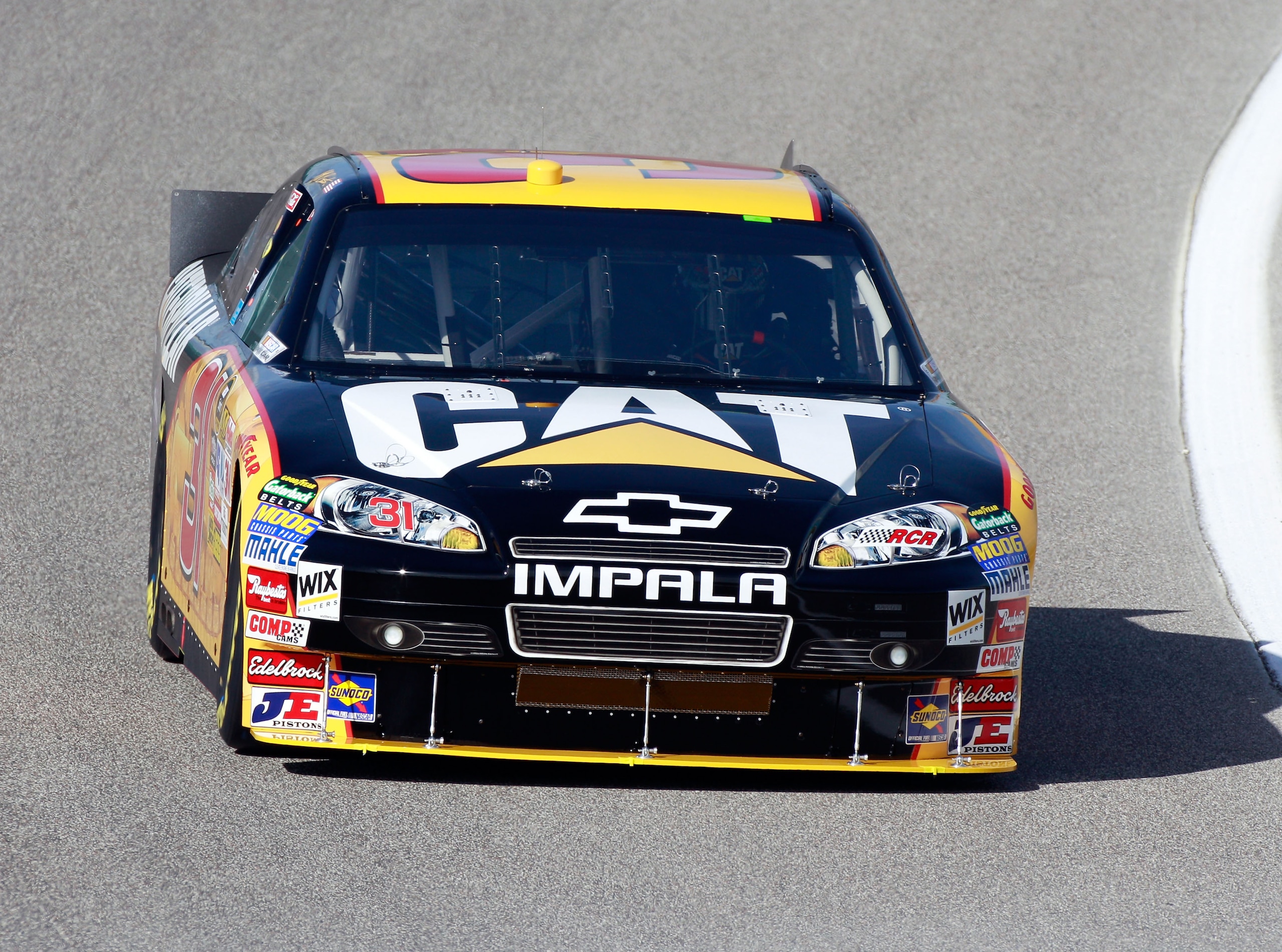 HOMESTEAD, FL - NOVEMBER 19:  Jeff Burton, driver of the #31 Caterpilliar Chevrolet, practices for the NASCAR Sprint Cup Series Ford 400 at Homestead-Miami Speedway on November 19, 2010 in Homestead, Florida.  (Photo by Sam Greenwood/Getty Images for NASC