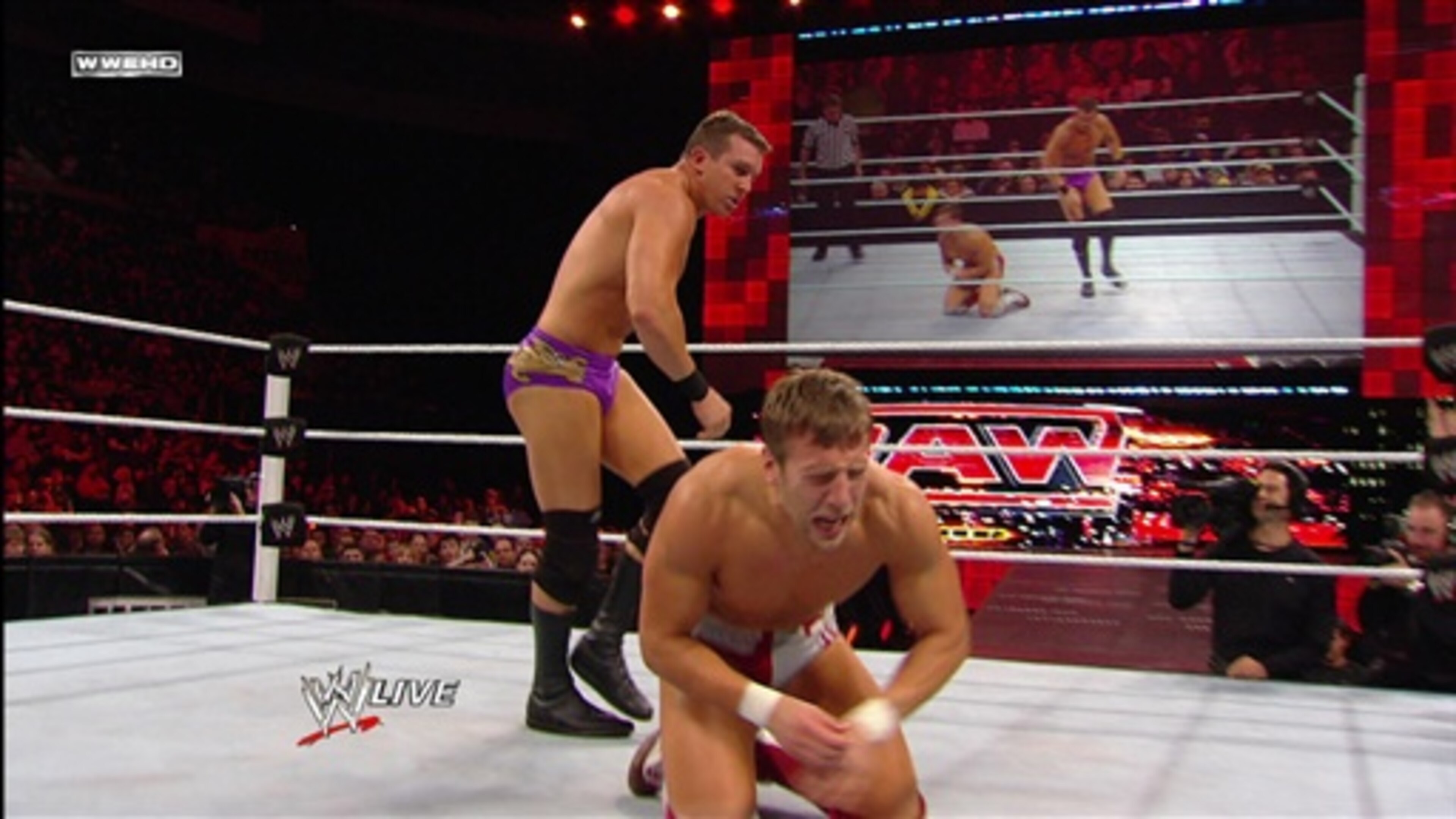 Ted Dibiase and Daniel Bryan on an episode of Raw from this past year. Ted Dibiase and Daniel Bryan on an episode of Raw from this past year.
