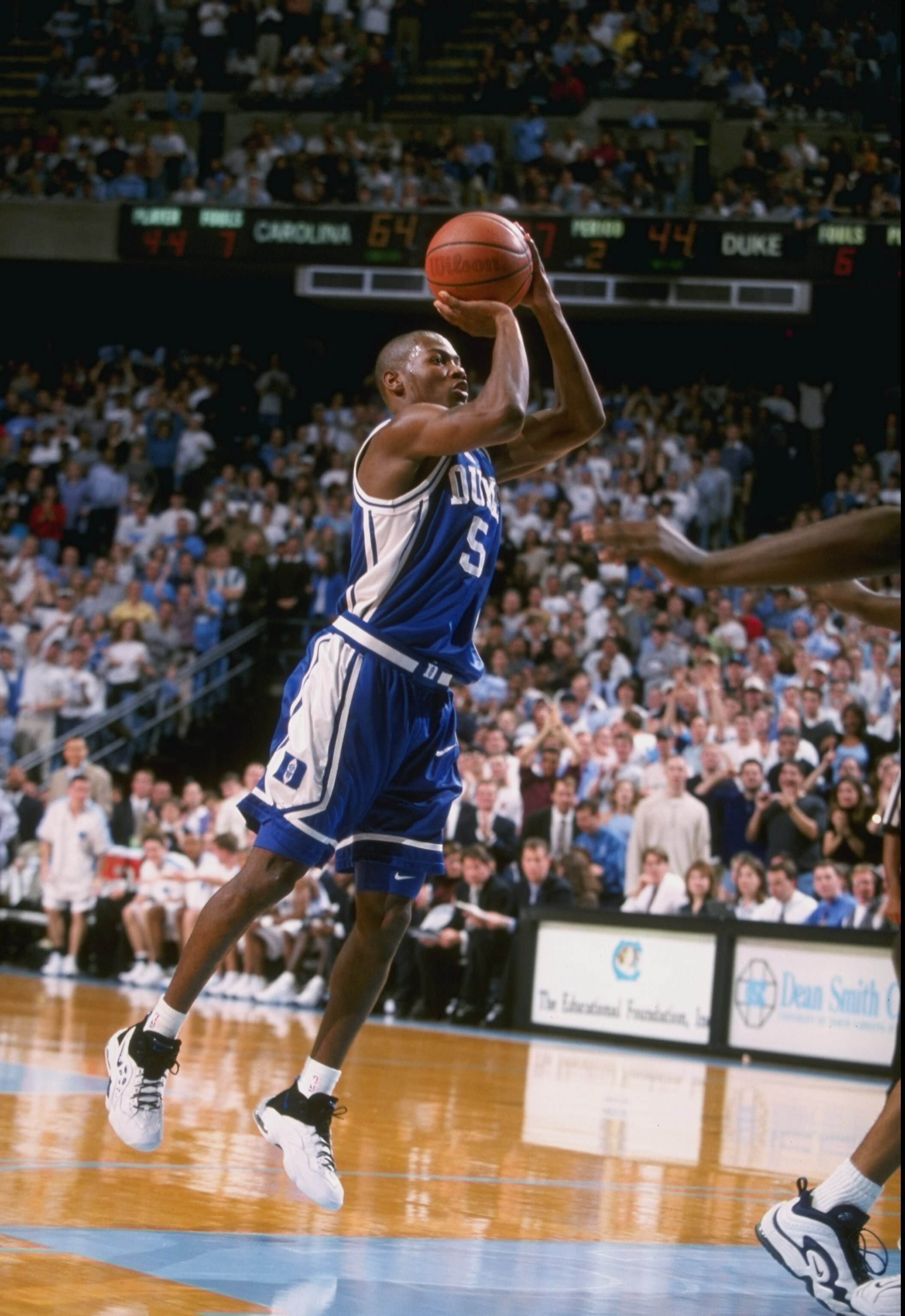 5 Feb 1998:  Guard William Avery of the Duke Blue Devils in action during a game against the North Carolina Tar Heels at the Dean Smith Center in Chapel Hill, North Carolina.  North Carolina defeated Duke 97-73. Mandatory Credit: Andy Lyons  /Allsport