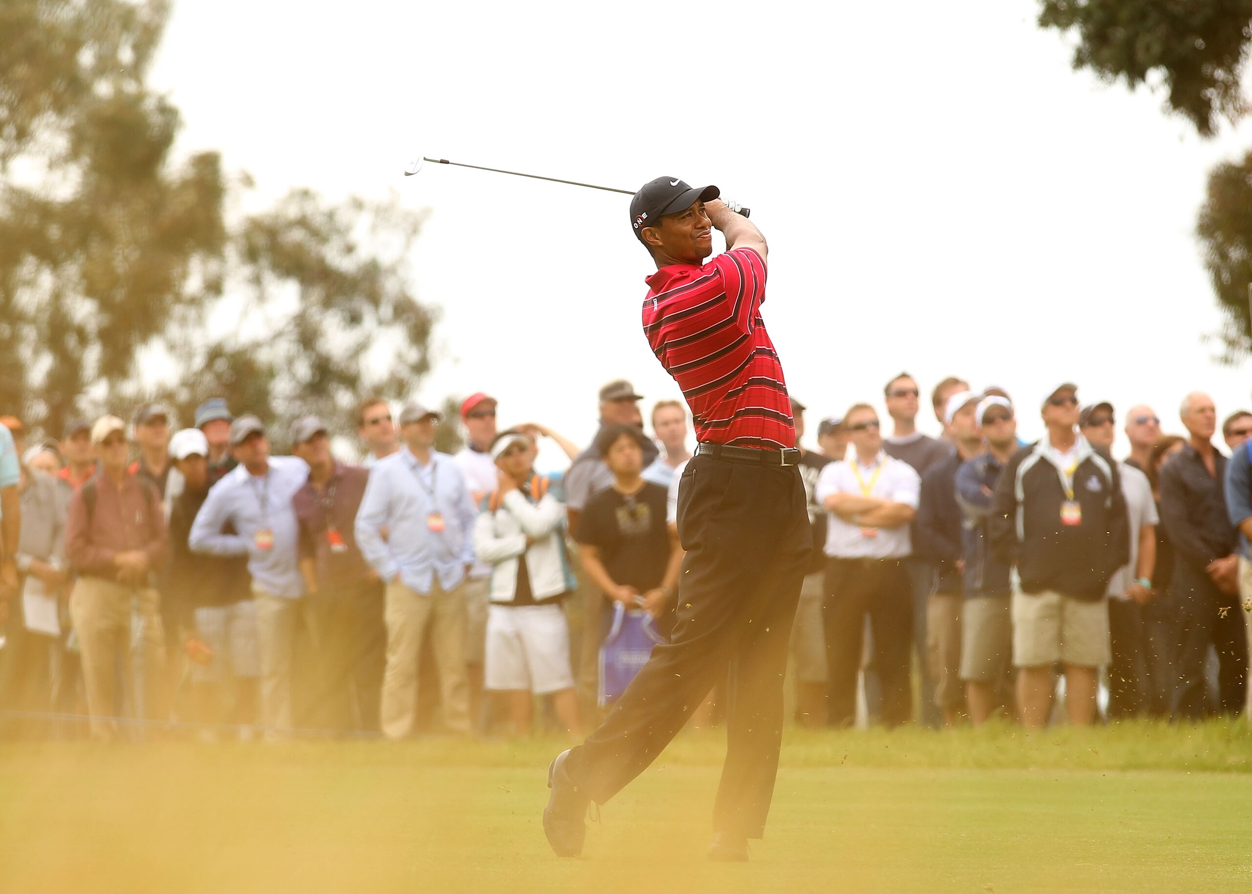 MELBOURNE, AUSTRALIA - NOVEMBER 14: Tiger Woods of the USA hits his shot off the fairway during day four of the Australian Masters at The Victoria Golf Club on November 14, 2010 in Melbourne, Australia. (Photo by Robert Cianflone/Getty Images) MELBOURNE, AUSTRALIA - NOVEMBER 14: Tiger Woods of the USA hits his shot off the fairway during day four of the Australian Masters at The Victoria Golf Club on November 14, 2010 in Melbourne, Australia. (Photo by Robert Cianflone/Getty Images)