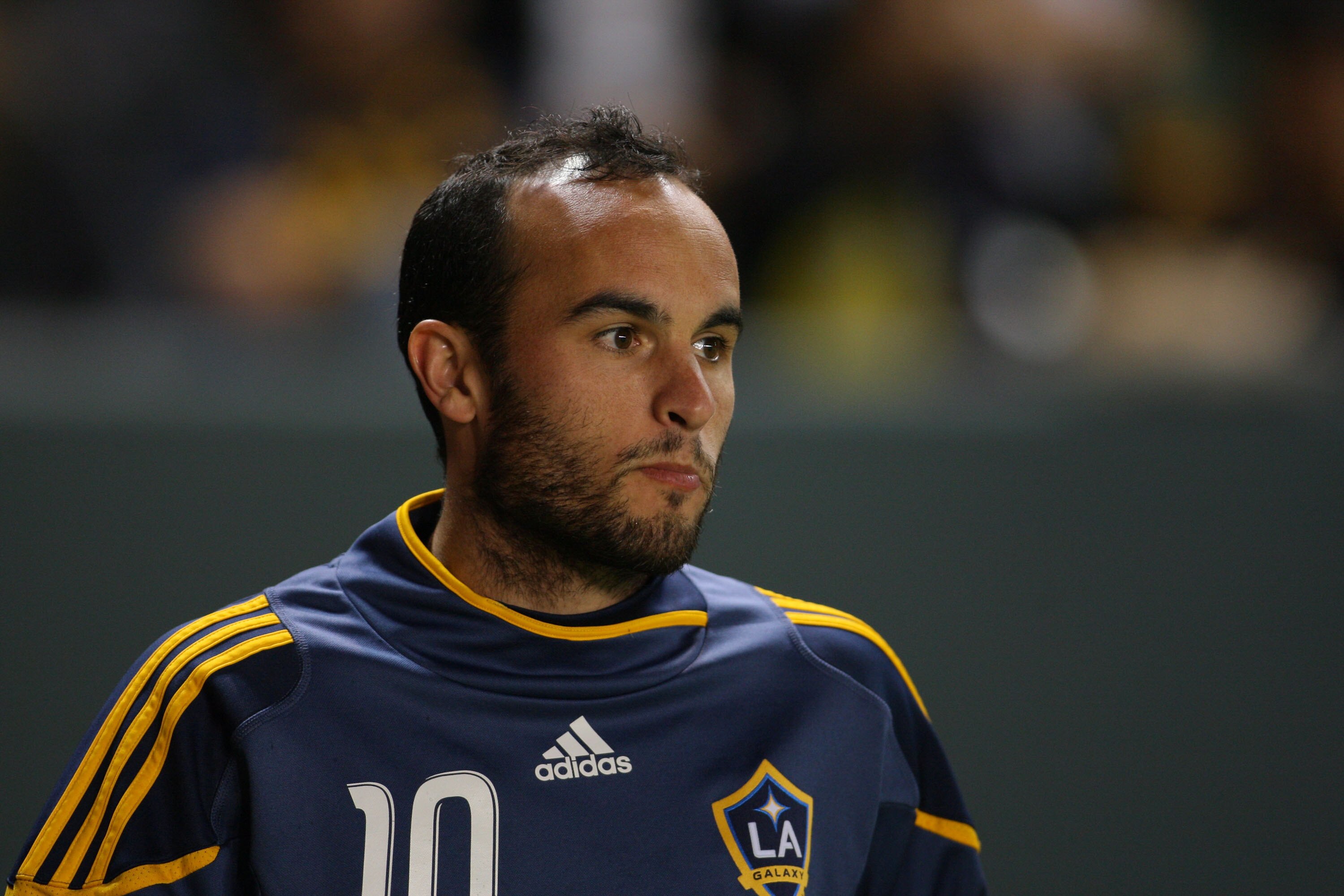 CARSON, CA - NOVEMBER 14:  Landon Donovan #10 of the Los Angeles Galaxy stretches prior to the Western Conference Finals match of the MLS playoffs against FC Dallas at The Home Depot Center on November 14, 2010 in Carson, California. FC Dallas defeated th