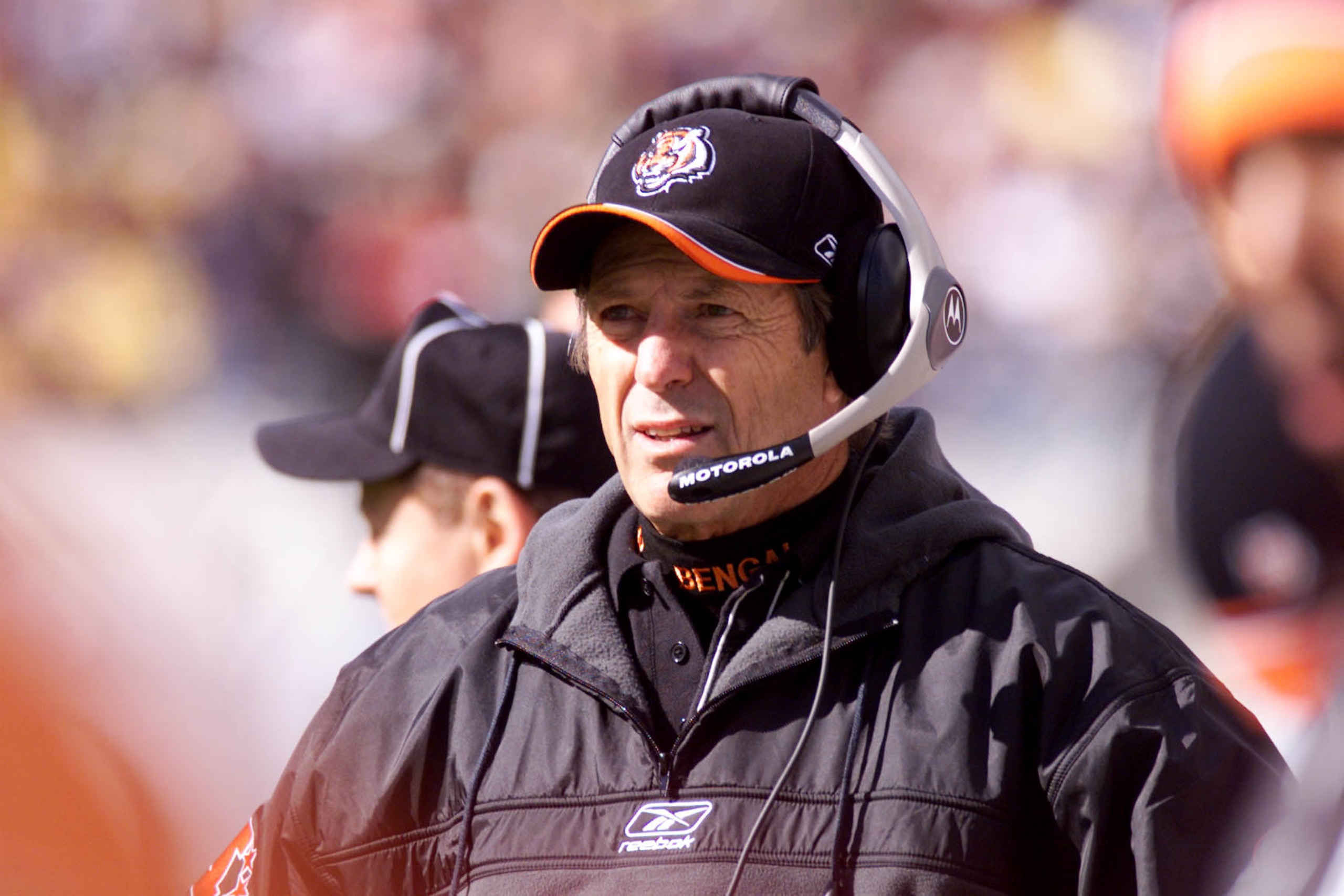 07 Oct 2001: Head Coach Dick LeBeau of the Cincinnati Bengals observes the game against the Pittsburgh Steelers at Heinz Stadium in Pittsburgh, Pennsylvania. The Steelers won 16-7. DIGITAL IMAGE. Mandatory Credit: Jason Cohn/Allsport 07 Oct 2001: Head Coach Dick LeBeau of the Cincinnati Bengals observes the game against the Pittsburgh Steelers at Heinz Stadium in Pittsburgh, Pennsylvania. The Steelers won 16-7. DIGITAL IMAGE. Mandatory Credit: Jason Cohn/Allsport