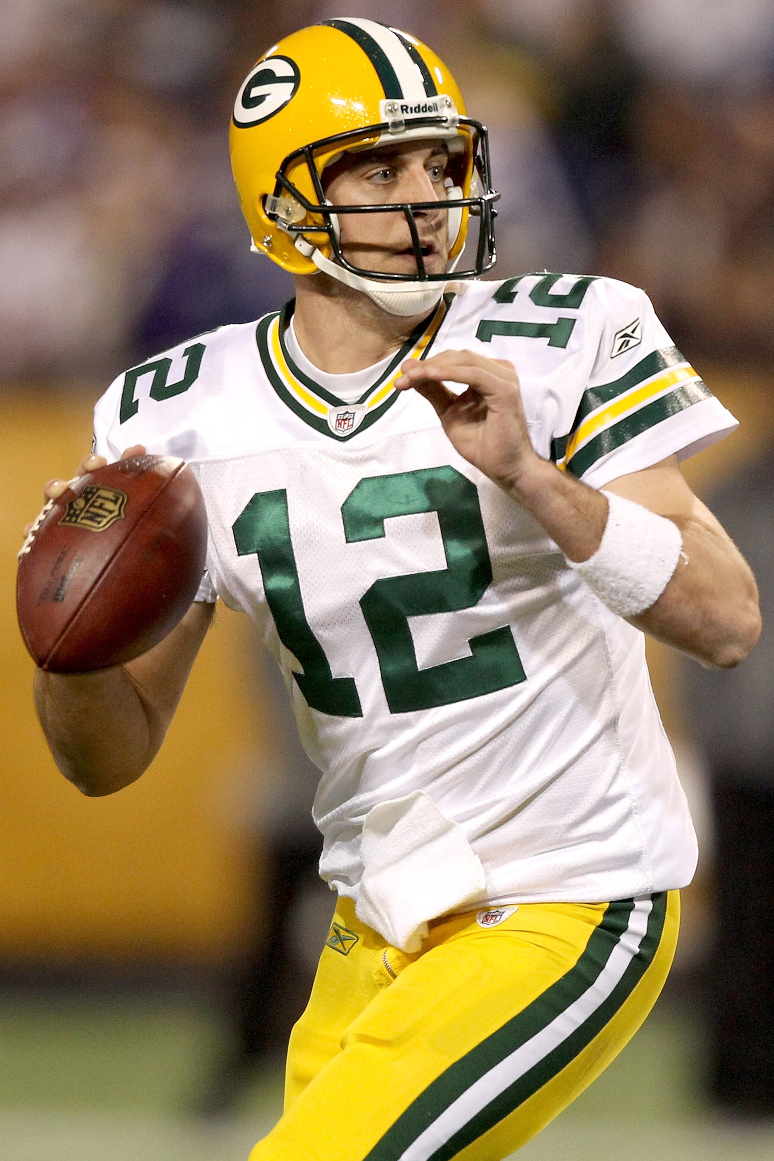 MINNEAPOLIS - NOVEMBER 21: Quarterback Aaron Rodgers #12 of the Green Bay Packers throws against the Minnesota Vikings at the Hubert H. Humphrey Metrodome on November 21, 2010 in Minneapolis, Minnesota. (Photo by Matthew Stockman/Getty Images) MINNEAPOLIS - NOVEMBER 21: Quarterback Aaron Rodgers #12 of the Green Bay Packers throws against the Minnesota Vikings at the Hubert H. Humphrey Metrodome on November 21, 2010 in Minneapolis, Minnesota. (Photo by Matthew Stockman/Getty Images)