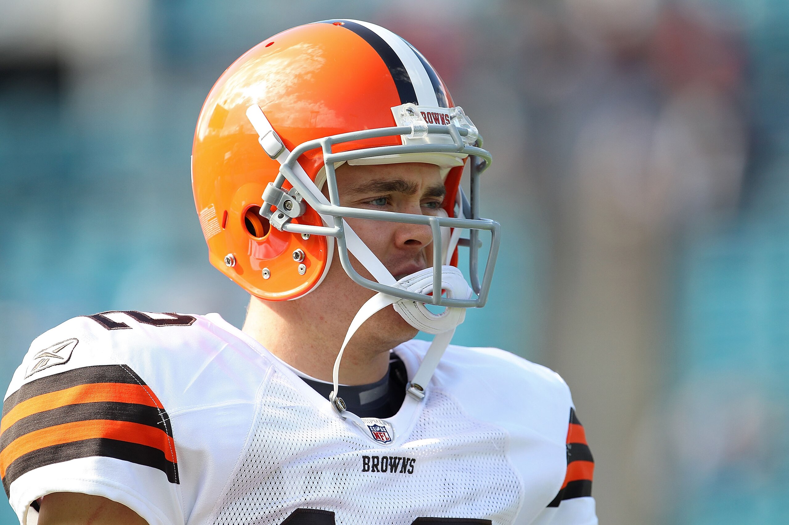 JACKSONVILLE, FL - NOVEMBER 21: Colt McCoy #12 of the Cleveland Browns warms up during a game agaisnt the Jacksonville Jaguars at EverBank Field on November 21, 2010 in Jacksonville, Florida. (Photo by Mike Ehrmann/Getty Images) JACKSONVILLE, FL - NOVEMBER 21: Colt McCoy #12 of the Cleveland Browns warms up during a game agaisnt the Jacksonville Jaguars at EverBank Field on November 21, 2010 in Jacksonville, Florida. (Photo by Mike Ehrmann/Getty Images)