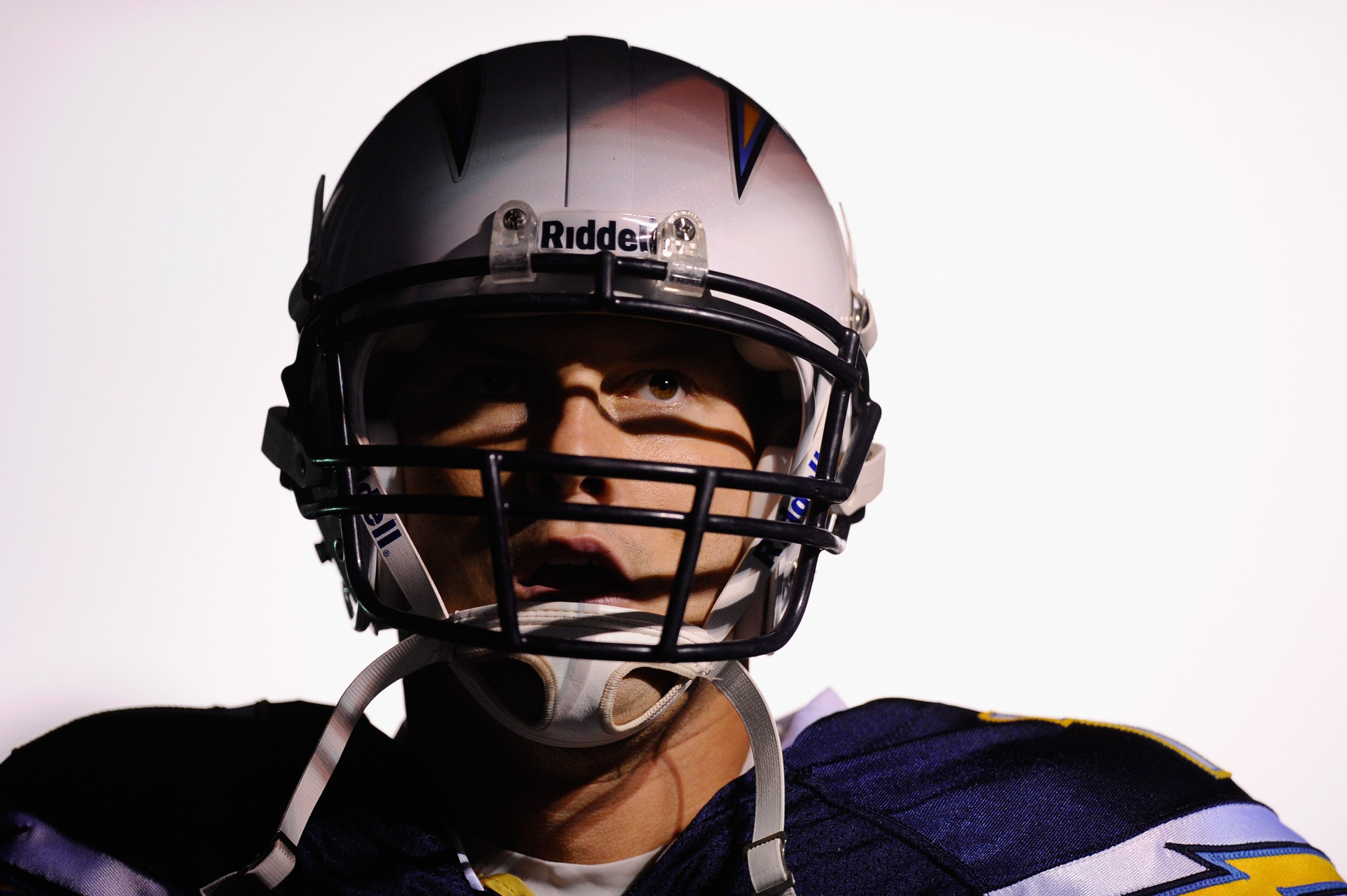 SAN DIEGO - NOVEMBER 22: Quarterback Philip Rivers #17 of the San Diego Chargers prior to the start of the NFL football game against Denver Broncos at Qualcomm Stadium on November 22, 2010 in San Diego, California. (Photo by Kevork Djansezian/Getty Imag SAN DIEGO - NOVEMBER 22: Quarterback Philip Rivers #17 of the San Diego Chargers prior to the start of the NFL football game against Denver Broncos at Qualcomm Stadium on November 22, 2010 in San Diego, California. (Photo by Kevork Djansezian/Getty Imag