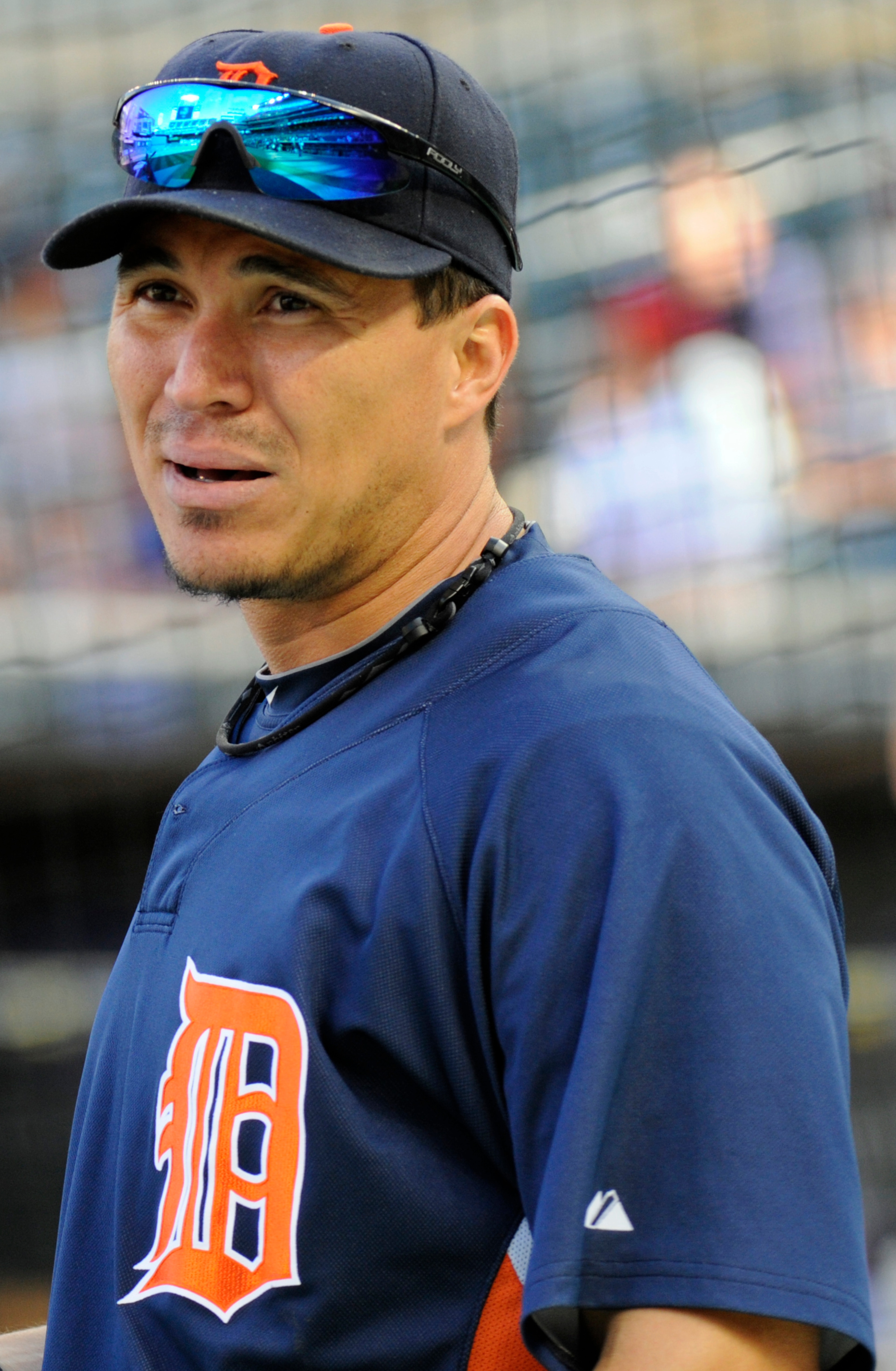 MINNEAPOLIS, MN - JUNE 28:  Magglio Ordonez #30 of the Detroit Tigers during batting practice prior to a game against the Minnesota Twins on June 28, 2010 at Target Field in Minneapolis, Minnesota. Ordonez was removed from the lineup just before the start