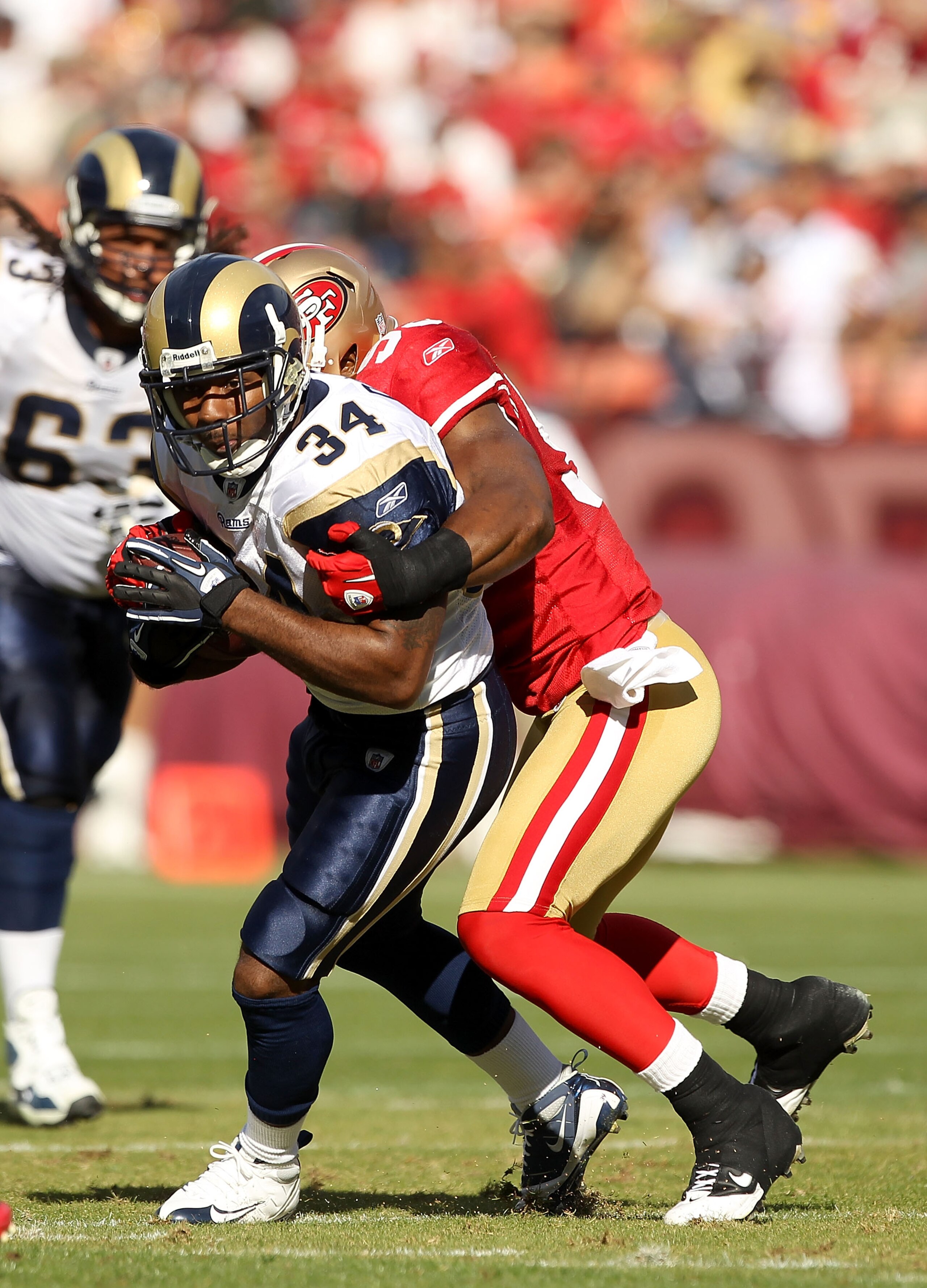 SAN FRANCISCO - NOVEMBER 14: Kenneth Darby #34 of the St. Louis Rams in action against the San Francisco 49ers at Candlestick Park on November 14, 2010 in San Francisco, California. (Photo by Ezra Shaw/Getty Images) SAN FRANCISCO - NOVEMBER 14: Kenneth Darby #34 of the St. Louis Rams in action against the San Francisco 49ers at Candlestick Park on November 14, 2010 in San Francisco, California. (Photo by Ezra Shaw/Getty Images)