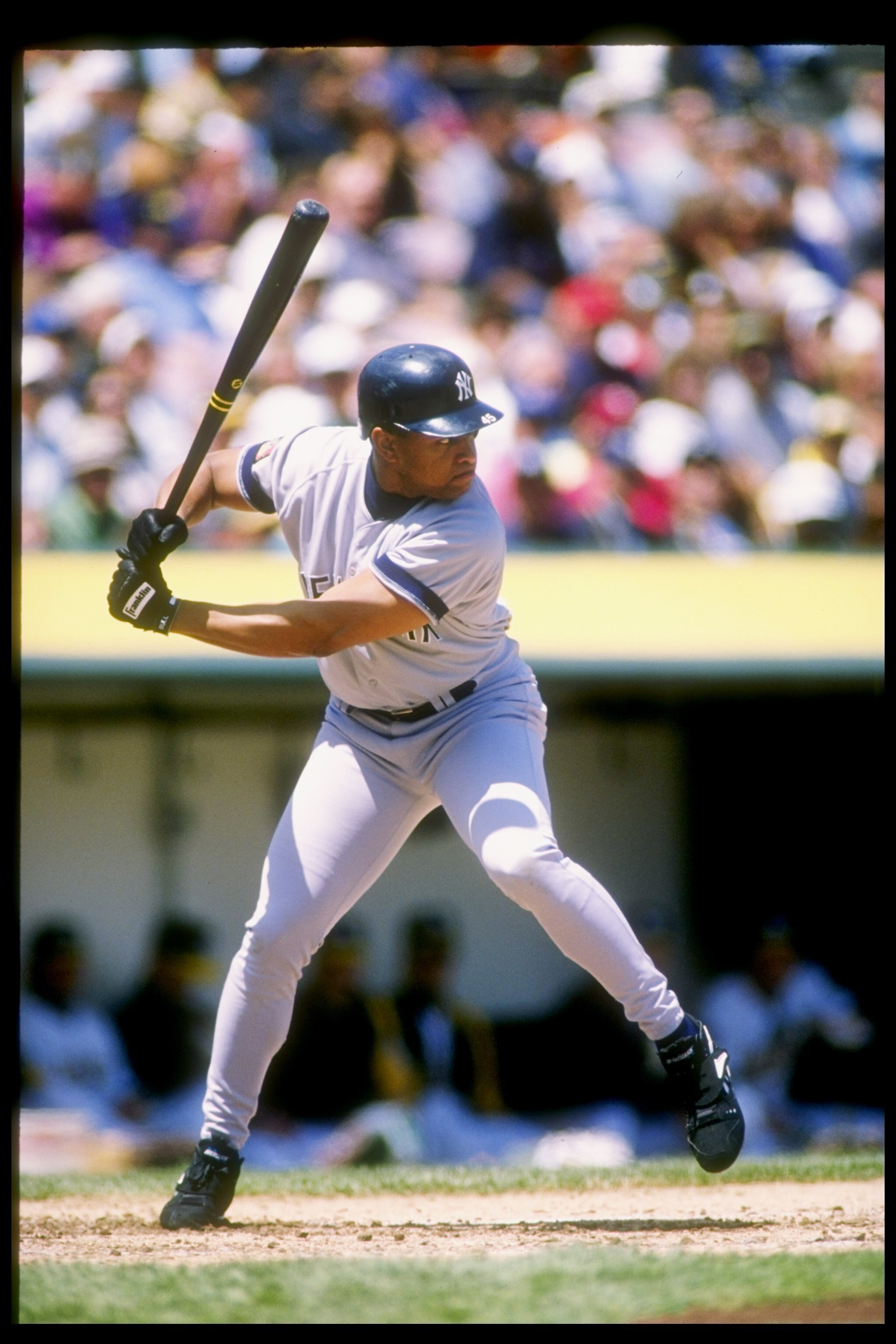 30 Apr 1994:  Outfielder Danny Tartabull of the New York Yankees in action during a game against the Oakland Athletics at Oakland Alameda County Coliseum in Oakland, California.  Mandatory Credit: Otto Greule  /Allsport