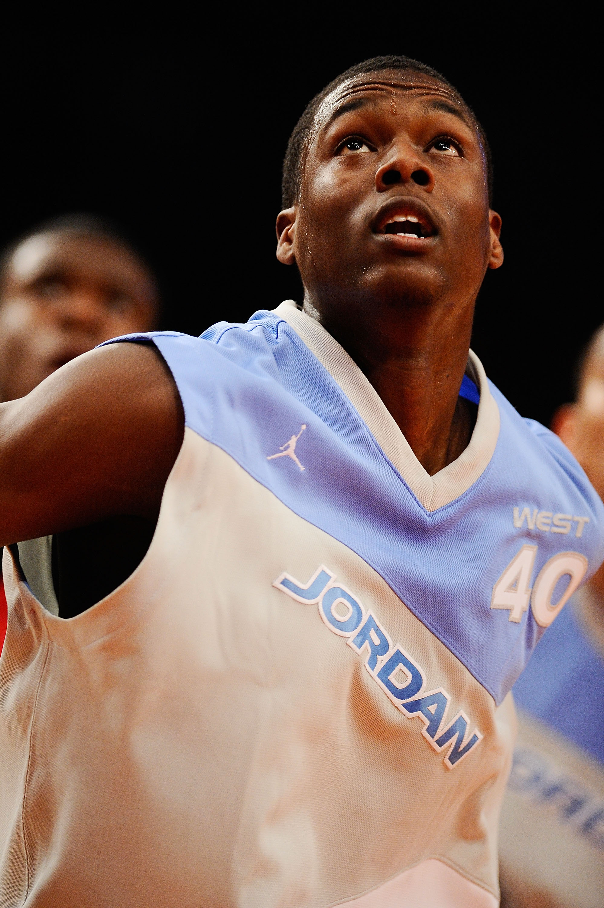 NEW YORK - APRIL 17:  Harrison Barnes #40 of West Team on court during the National Game at the 2010 Jordan Brand classic at Madison Square Garden on April 17, 2010 in New York City.  (Photo by Jeff Zelevansky/Getty Images for Jordan Brand Classic)