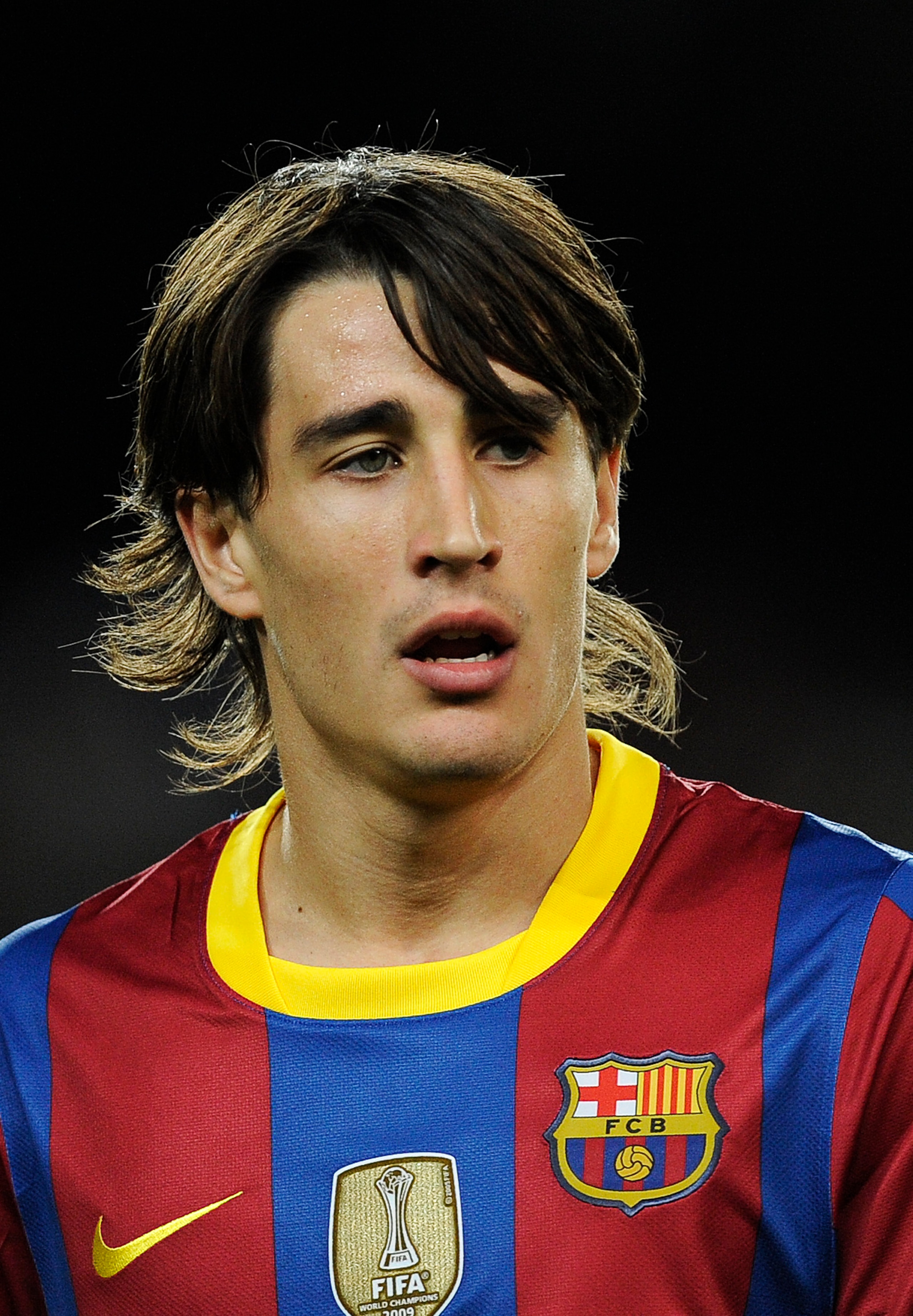 BARCELONA, SPAIN - OCTOBER 30:  Bojan Krkic of Barcelona looks on during the La Liga match between Barcelona and Sevilla FC on October 30, 2010 in Barcelona, Spain. Barcelona won the match 5-0.  (Photo by David Ramos/Getty Images)