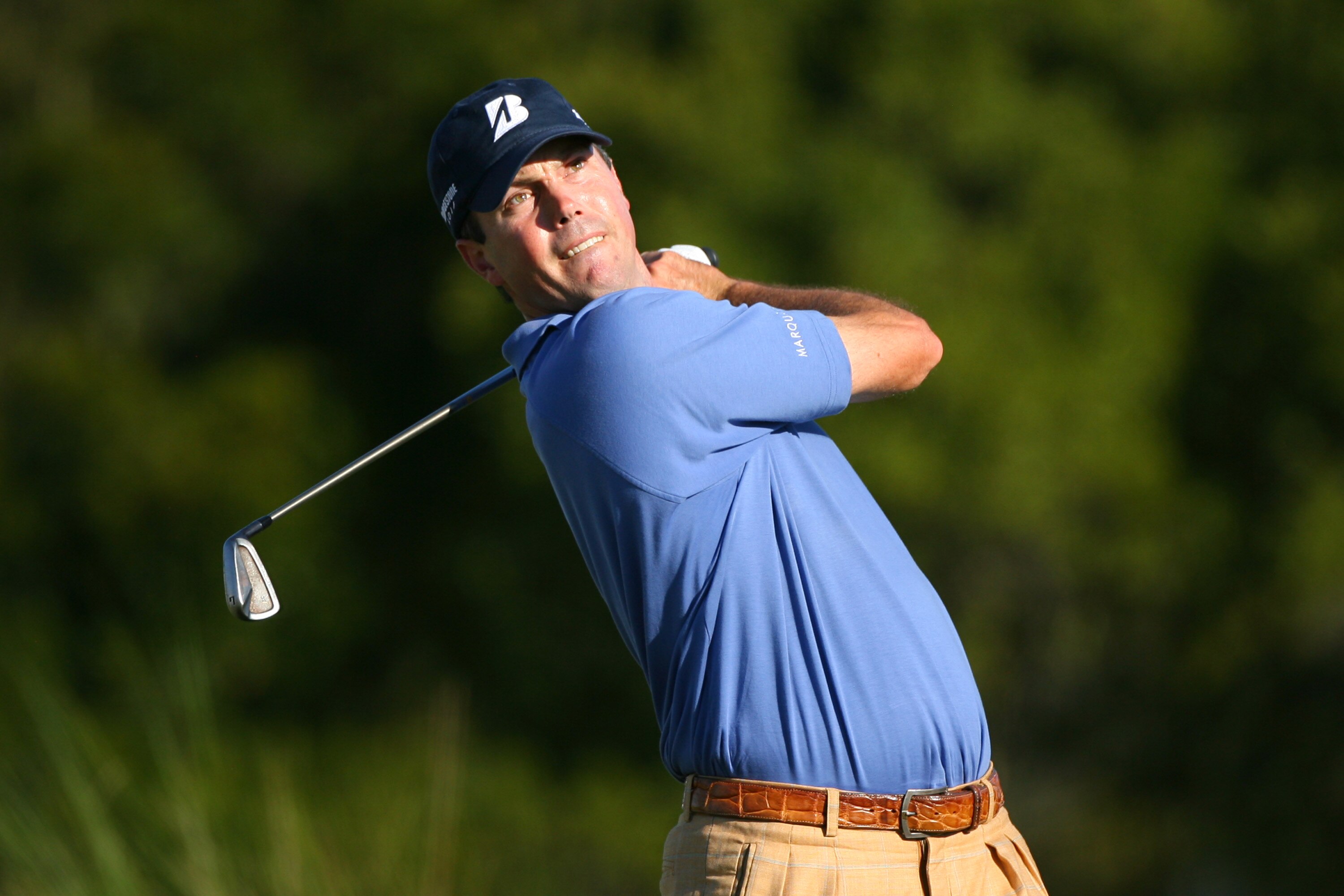 SEA ISLAND, GA - OCTOBER 7 : Matt Kuchar hits his tee shot on the 17th hole during the first round of the McGladrey Classic at Sea Island Seaside Course on October 7, 2010 in Sea Island, Georgia. (Photo by Hunter Martin/Getty Images)