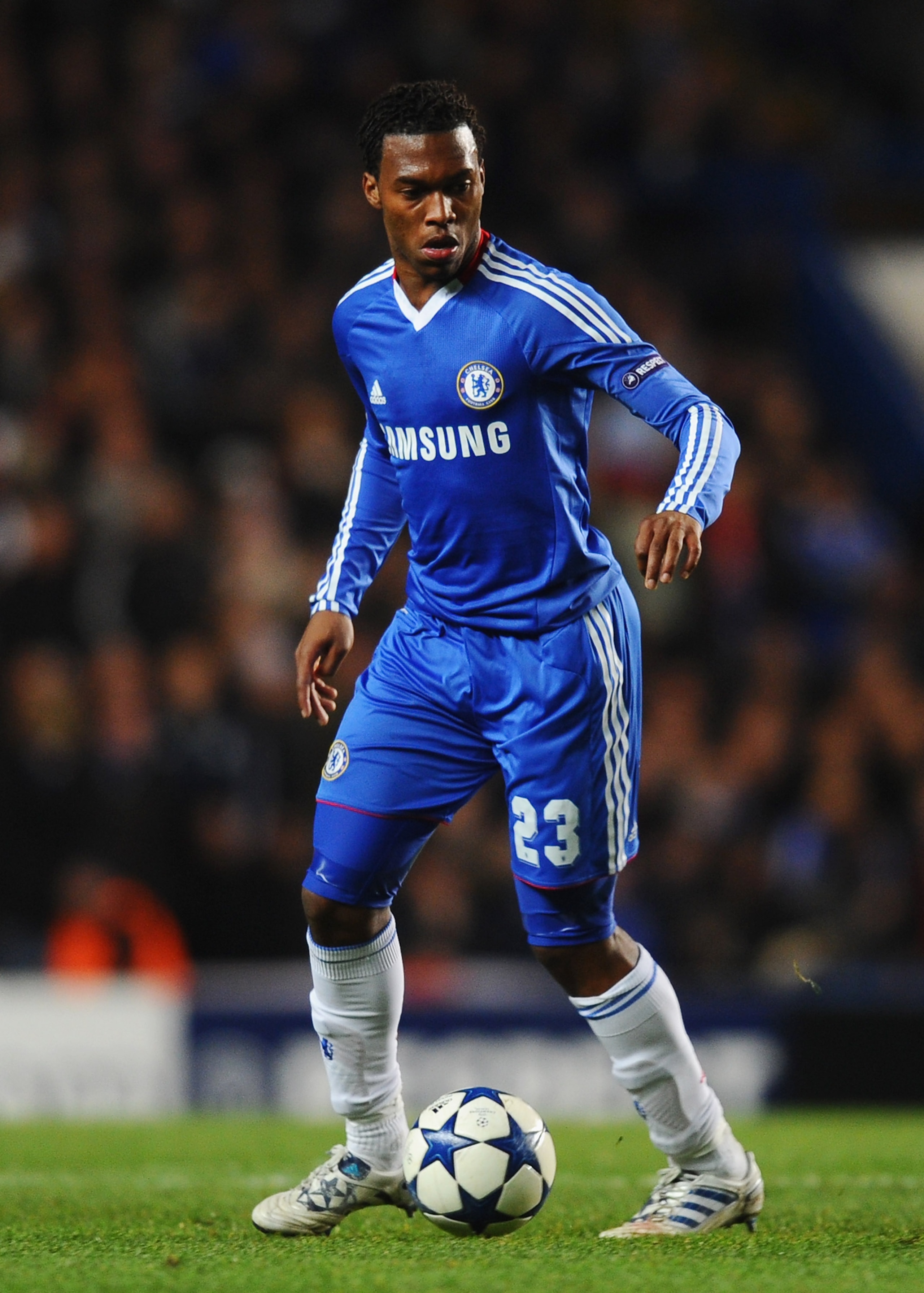 LONDON, ENGLAND - NOVEMBER 23:  Daniel Sturridge of Chelsea in action during the UEFA Champions League Group F match between Chelsea and MSK Zilina at Stamford Bridge on November 23, 2010 in London, England.  (Photo by Mike Hewitt/Getty Images)