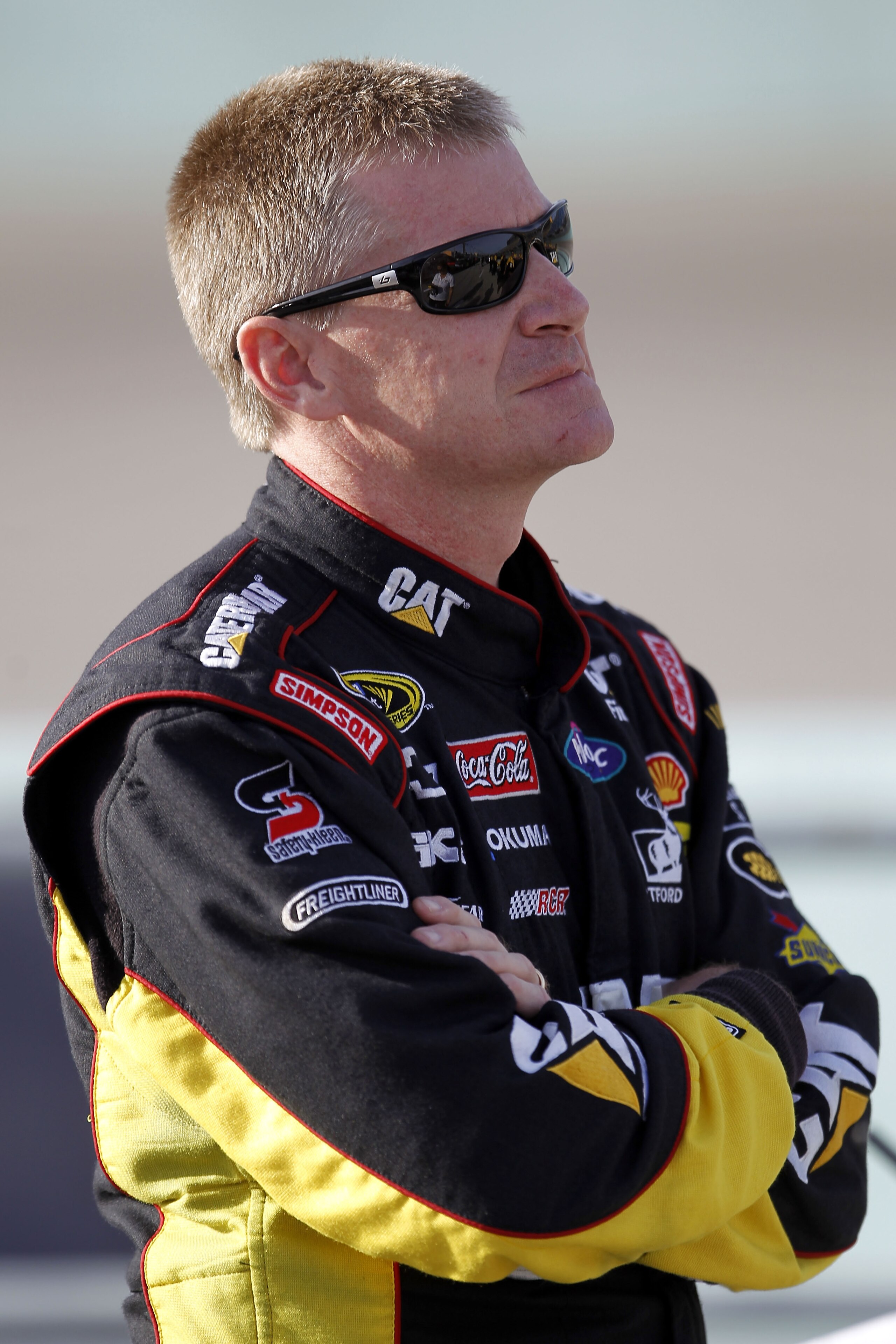 HOMESTEAD, FL - NOVEMBER 19:  Jeff Burton, driver of the #31 Caterpilliar Chevrolet, stands on pit road during qualifying for the NASCAR Sprint Cup Series Ford 400 at Homestead-Miami Speedway on November 19, 2010 in Homestead, Florida.  (Photo by Chris Tr
