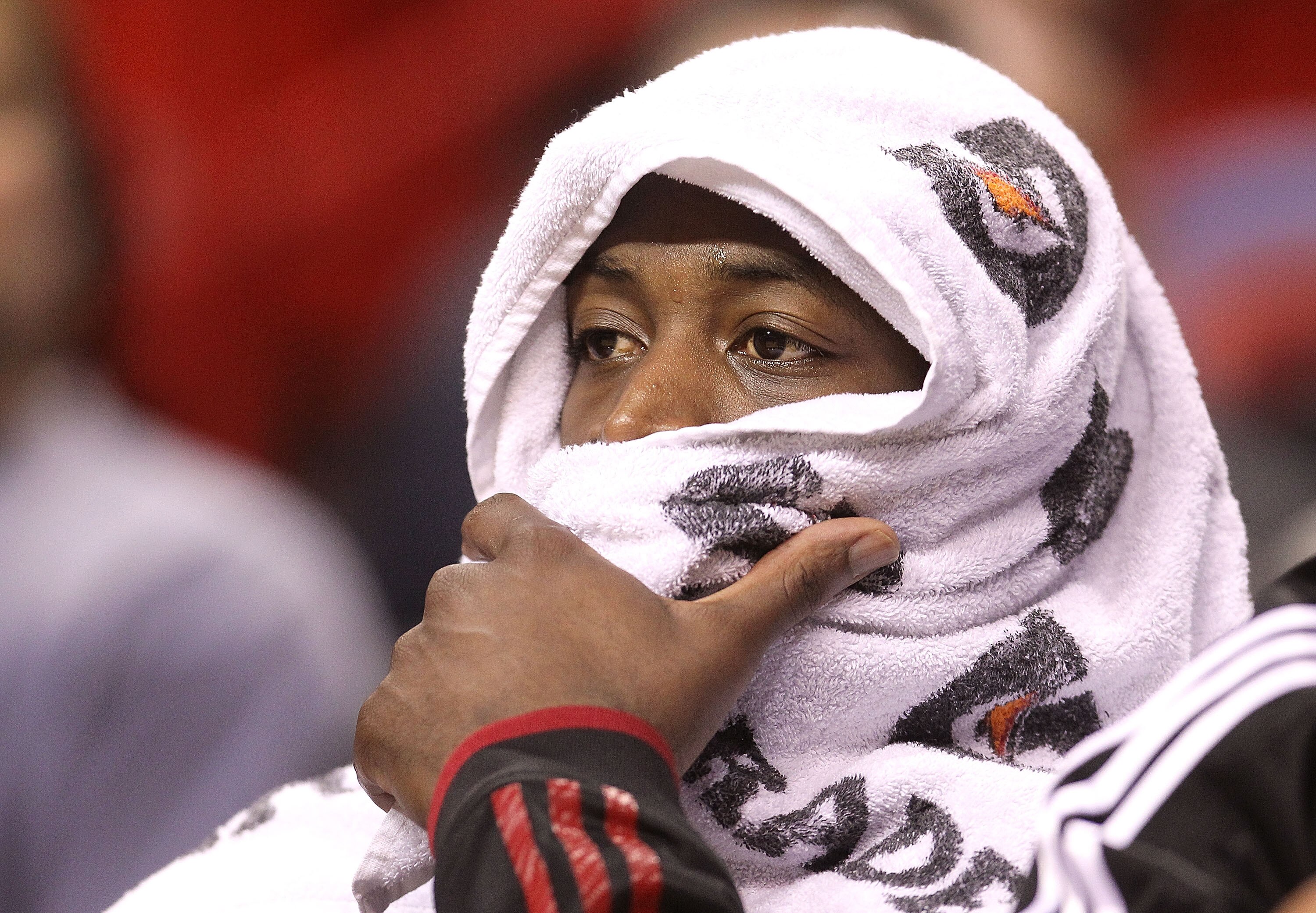MIAMI - NOVEMBER 19: Dwyane Wade #3 of the Miami Heat waits on the bench during a game against the Charlotte Bobcats at American Airlines Arena on November 19, 2010 in Miami, Florida. NOTE TO USER: User expressly acknowledges and agrees that, by downloadi